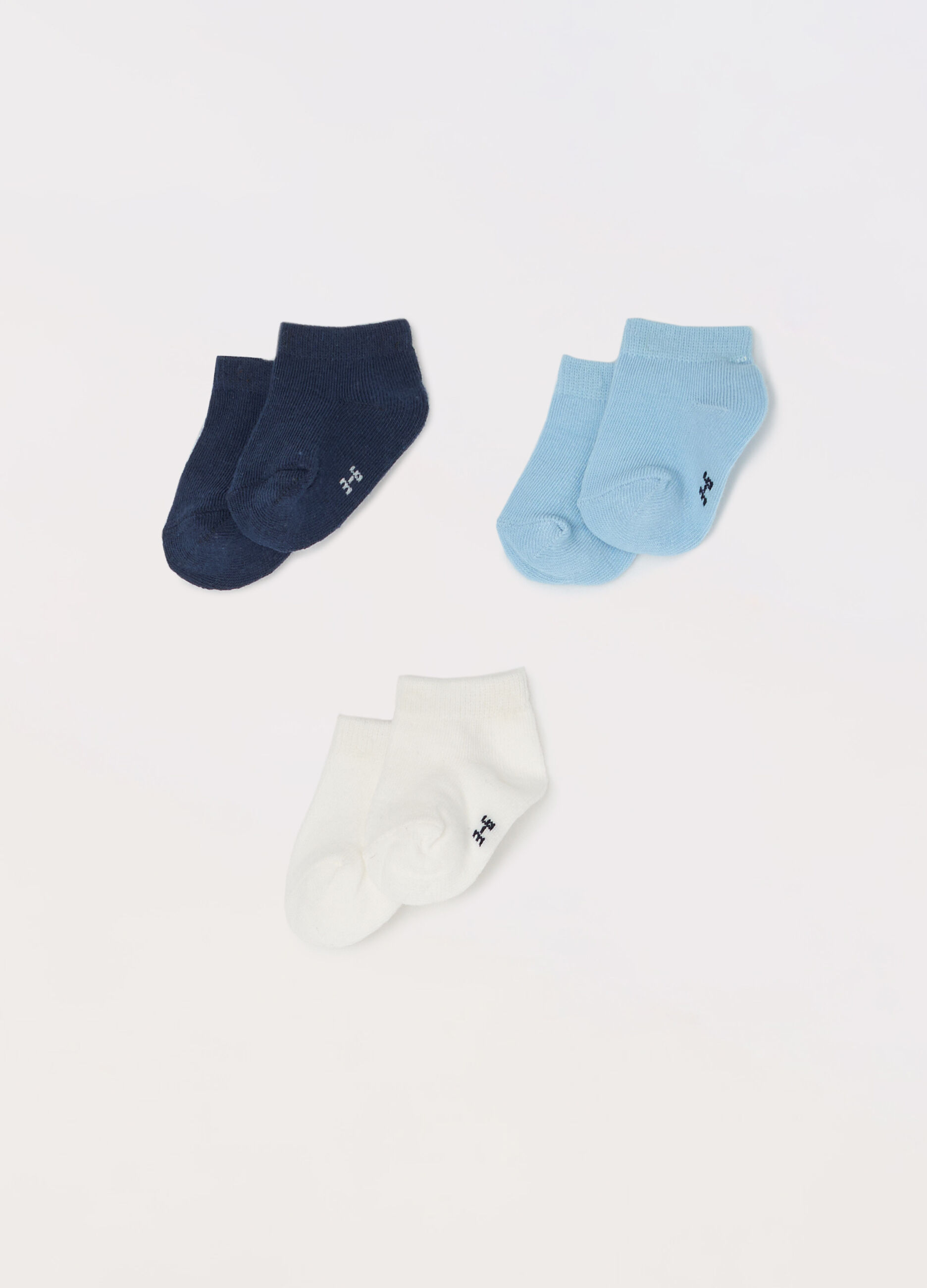 Pack 3 calzini corti misto cotone neonato_0