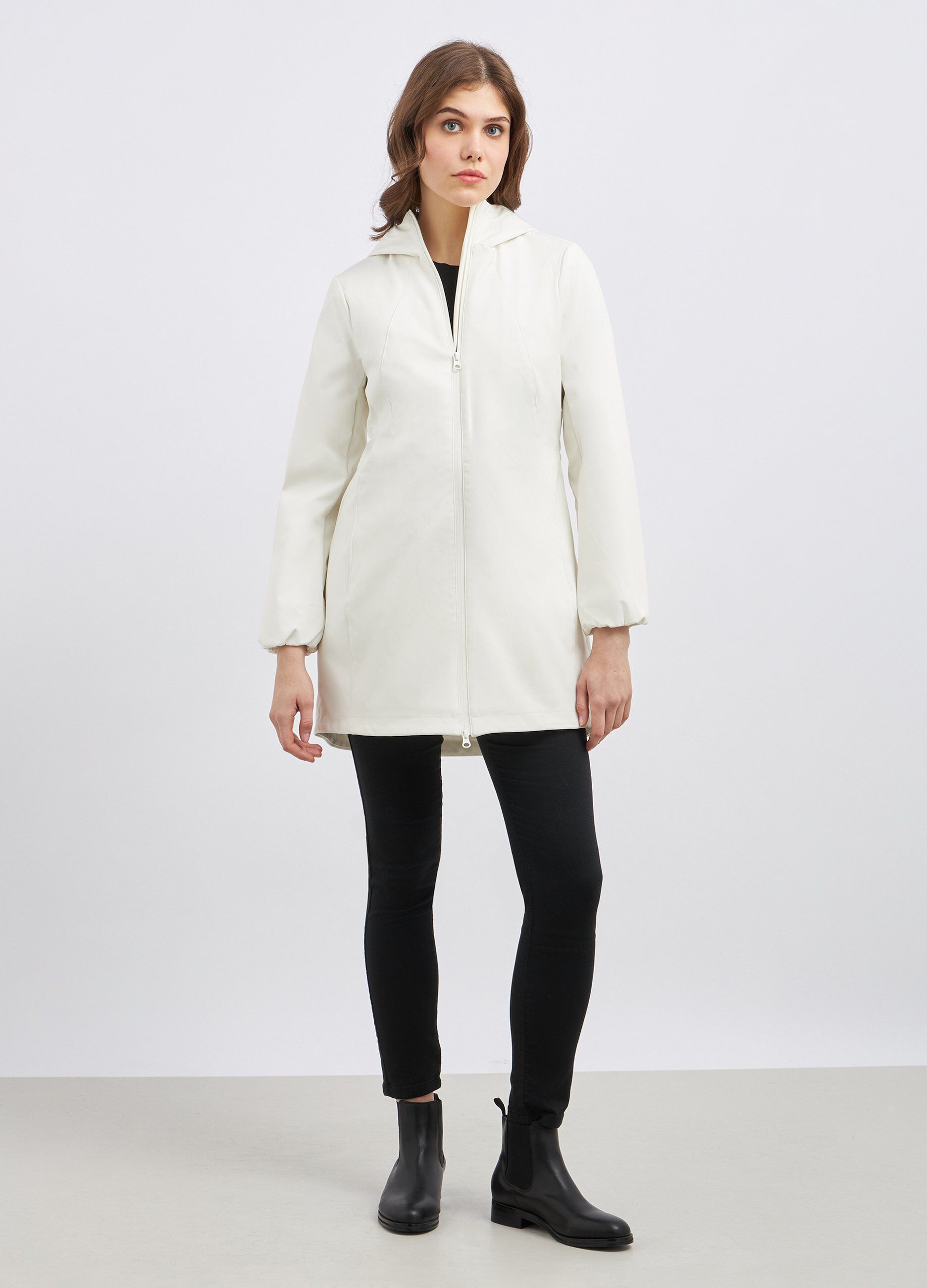 Parka con mantellina donna_0