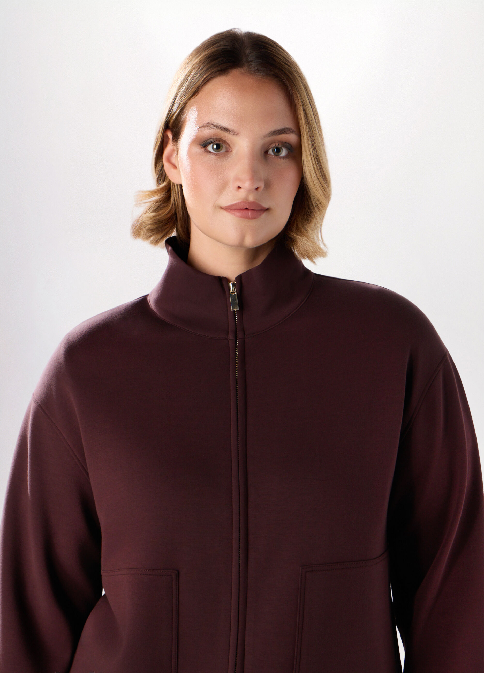 Felpa sportiva misto viscosa donna curvy_2