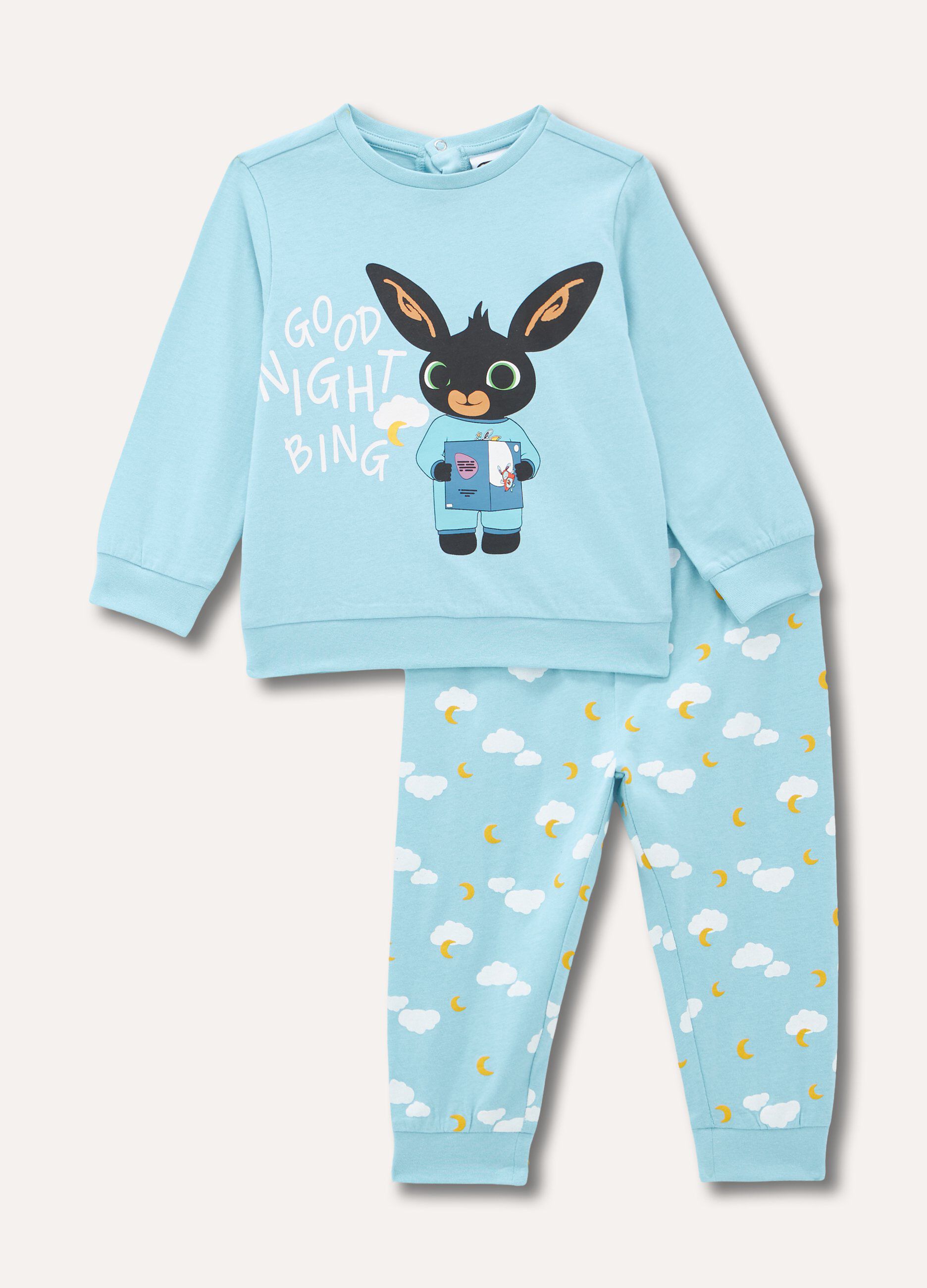 Pigiama lungo in puro cotone neonato_0