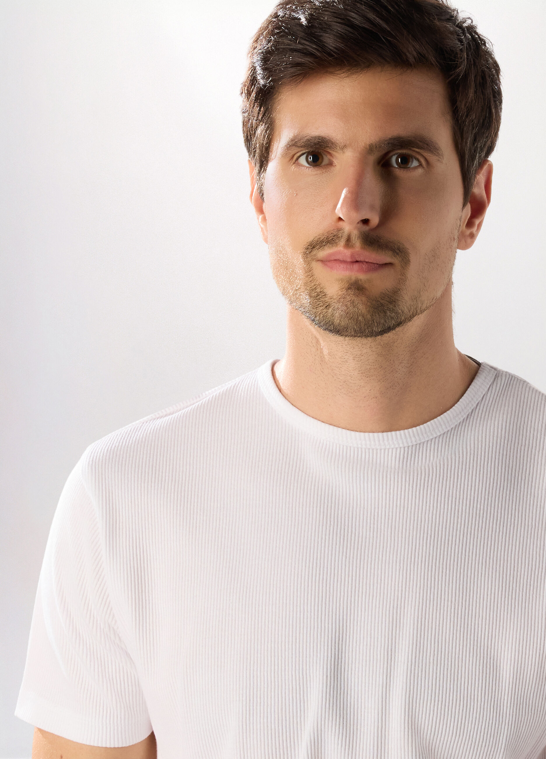 T-shirt in maglia a coste uomo_2