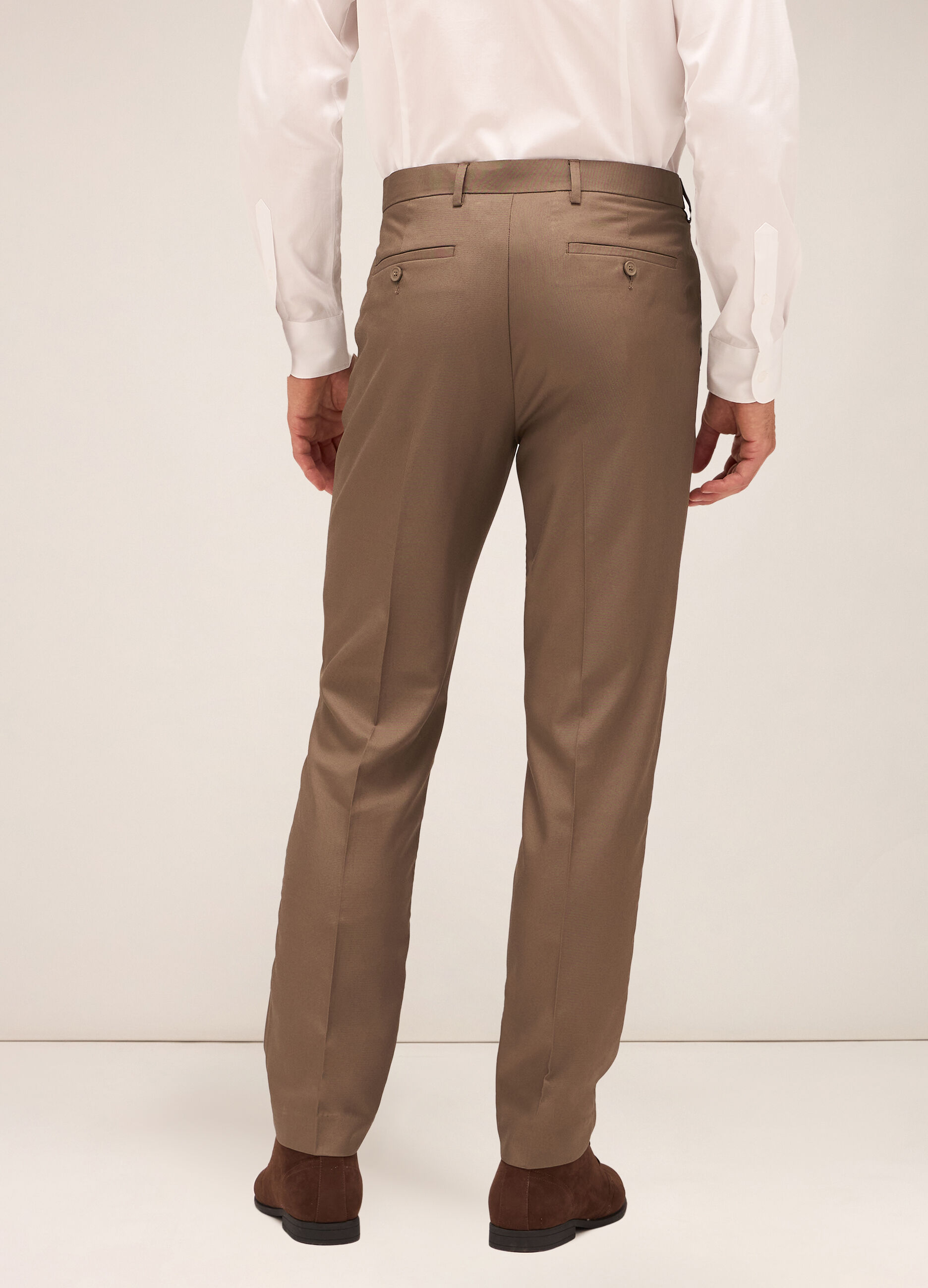 Pantaloni slim fit in tessuto tecnico uomo_1