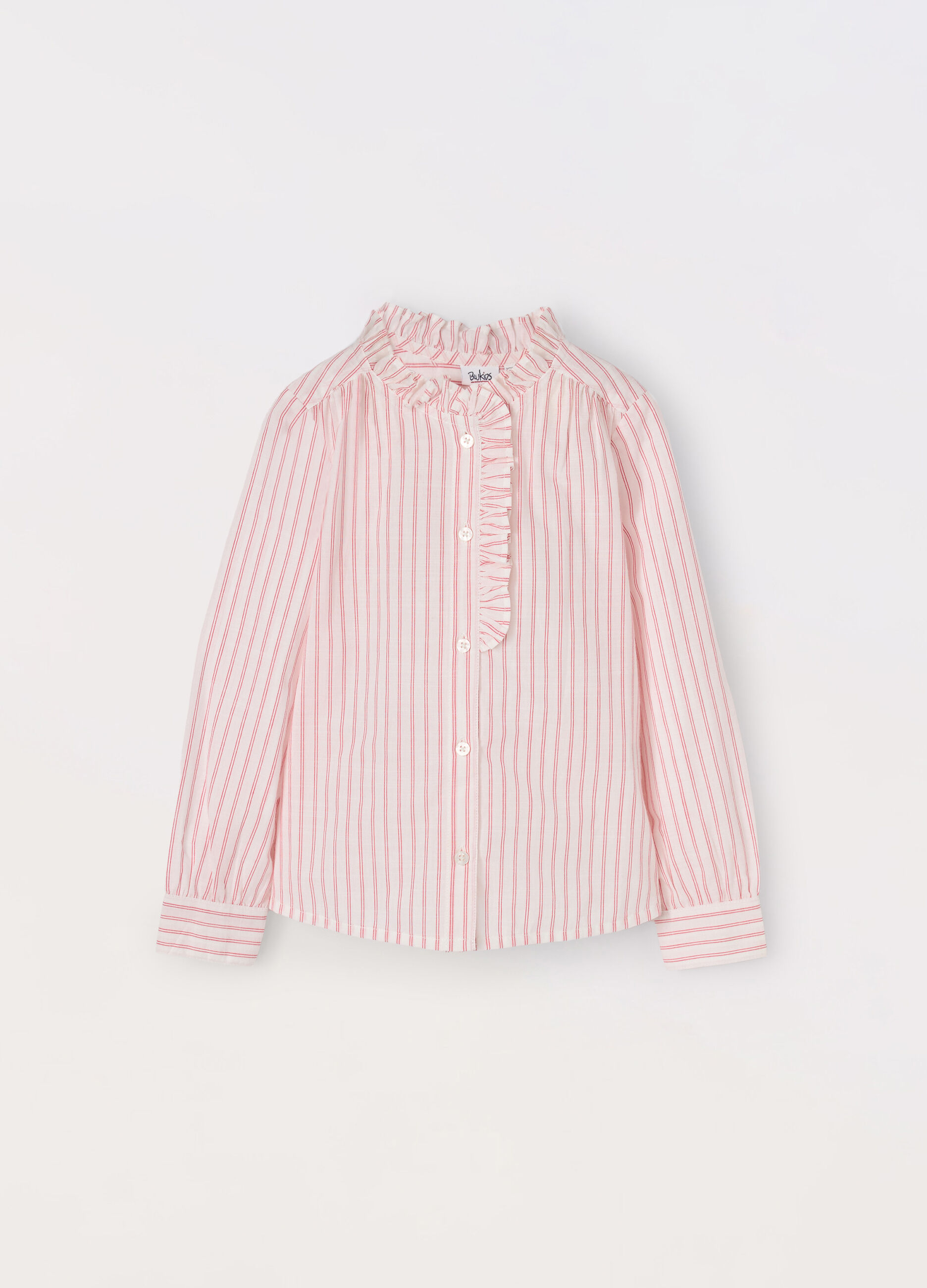 Camicia in popeline di puro cotone bambina_0
