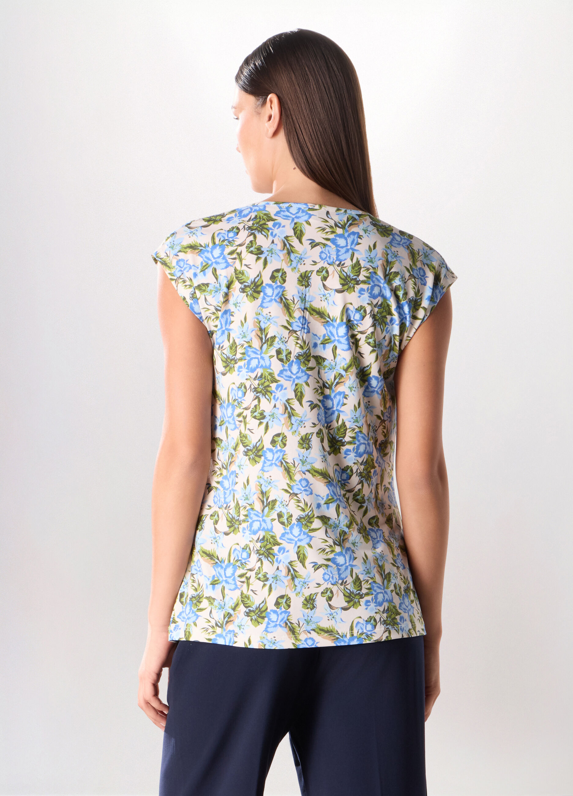 T-shirt con stampa donna_1