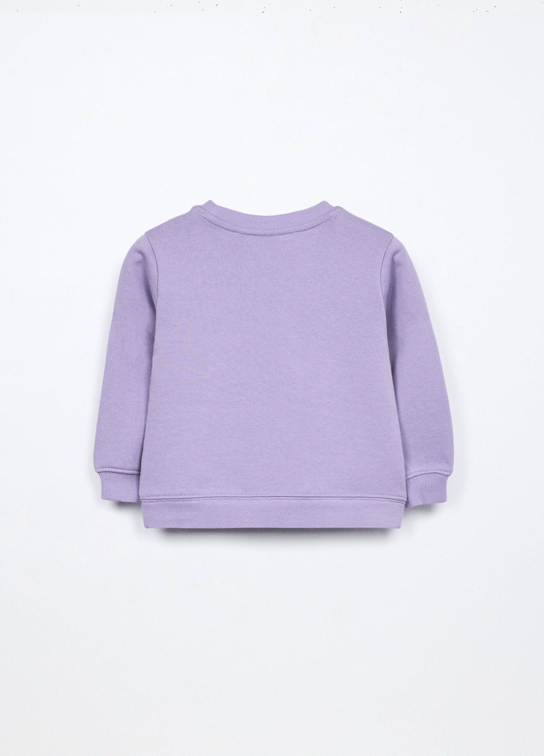 Felpa in french terry di puro cotone neonata_1