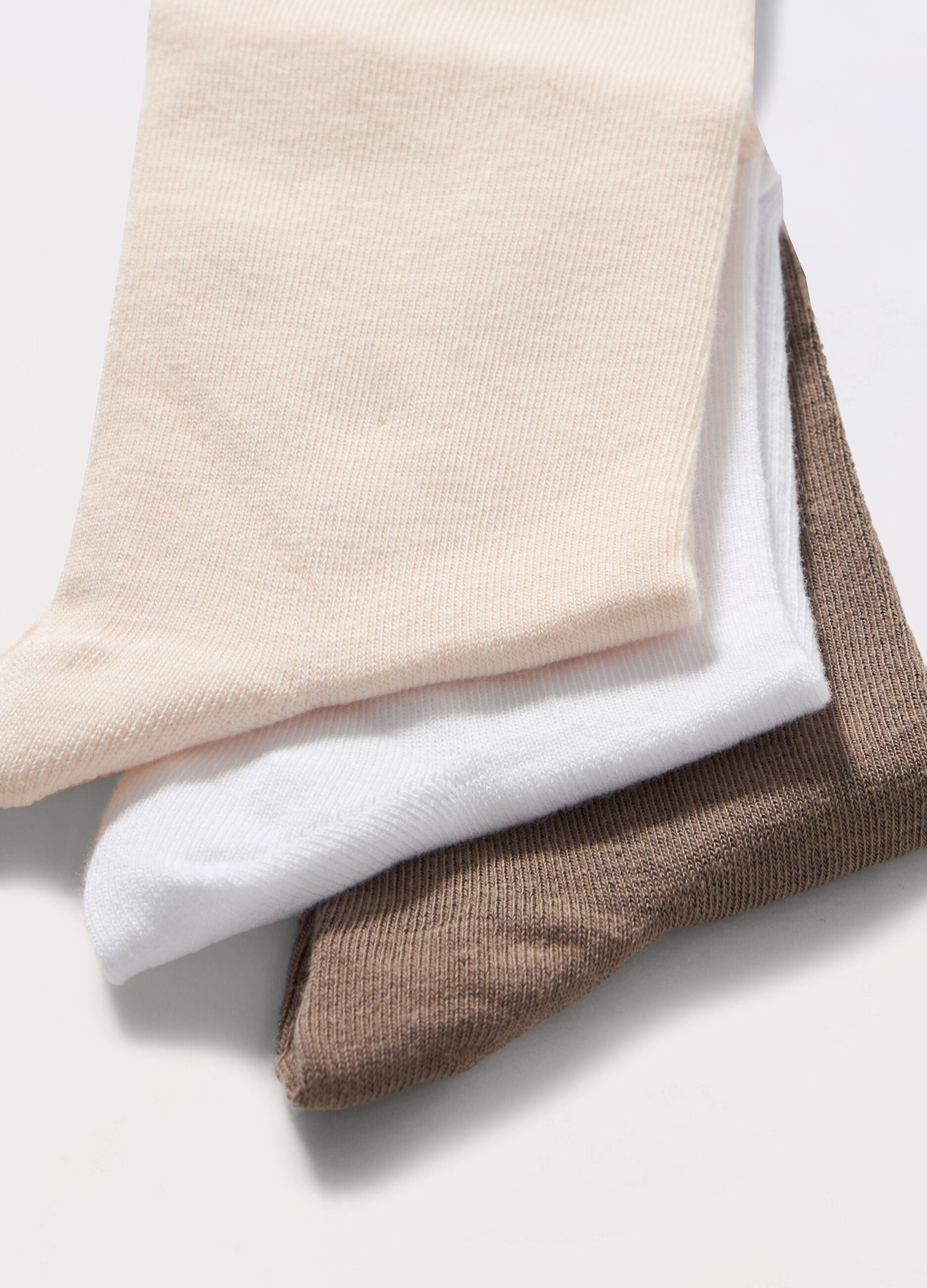 Pack 3 calze lunghe misto cotone donna_1