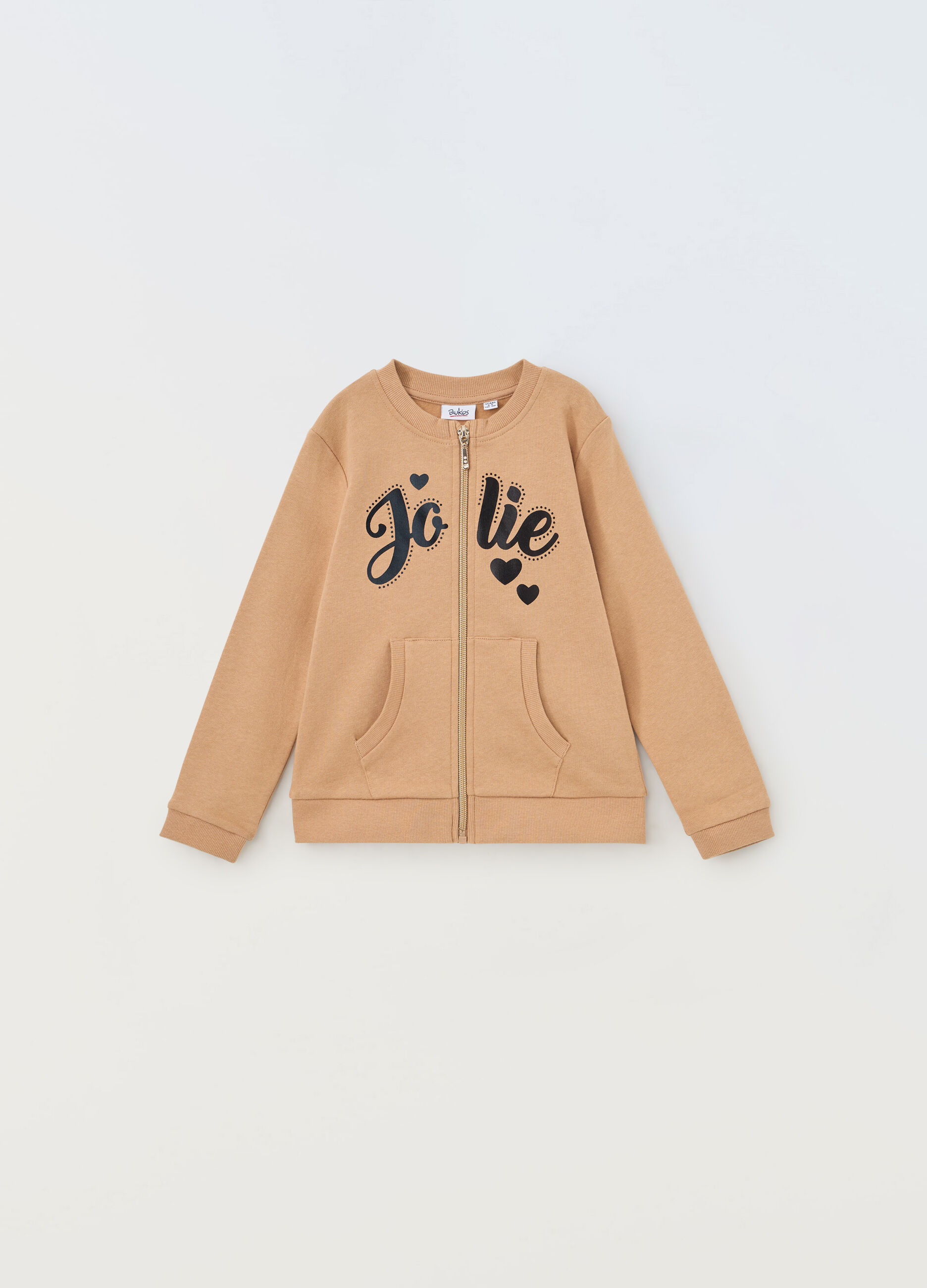 Felpa in puro cotone bambina_0