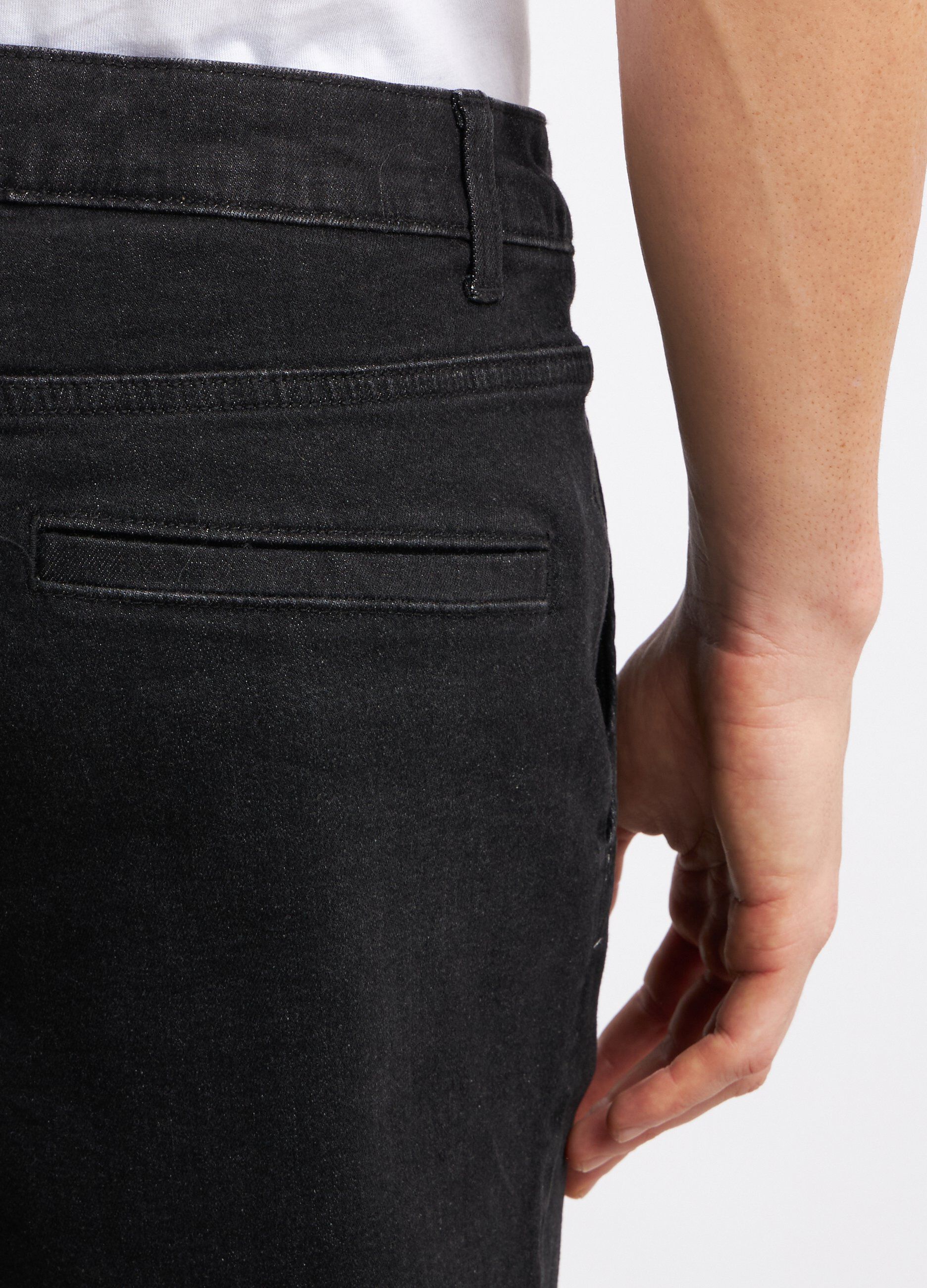 Pantaloni in denim di cotone stretch uomo_2