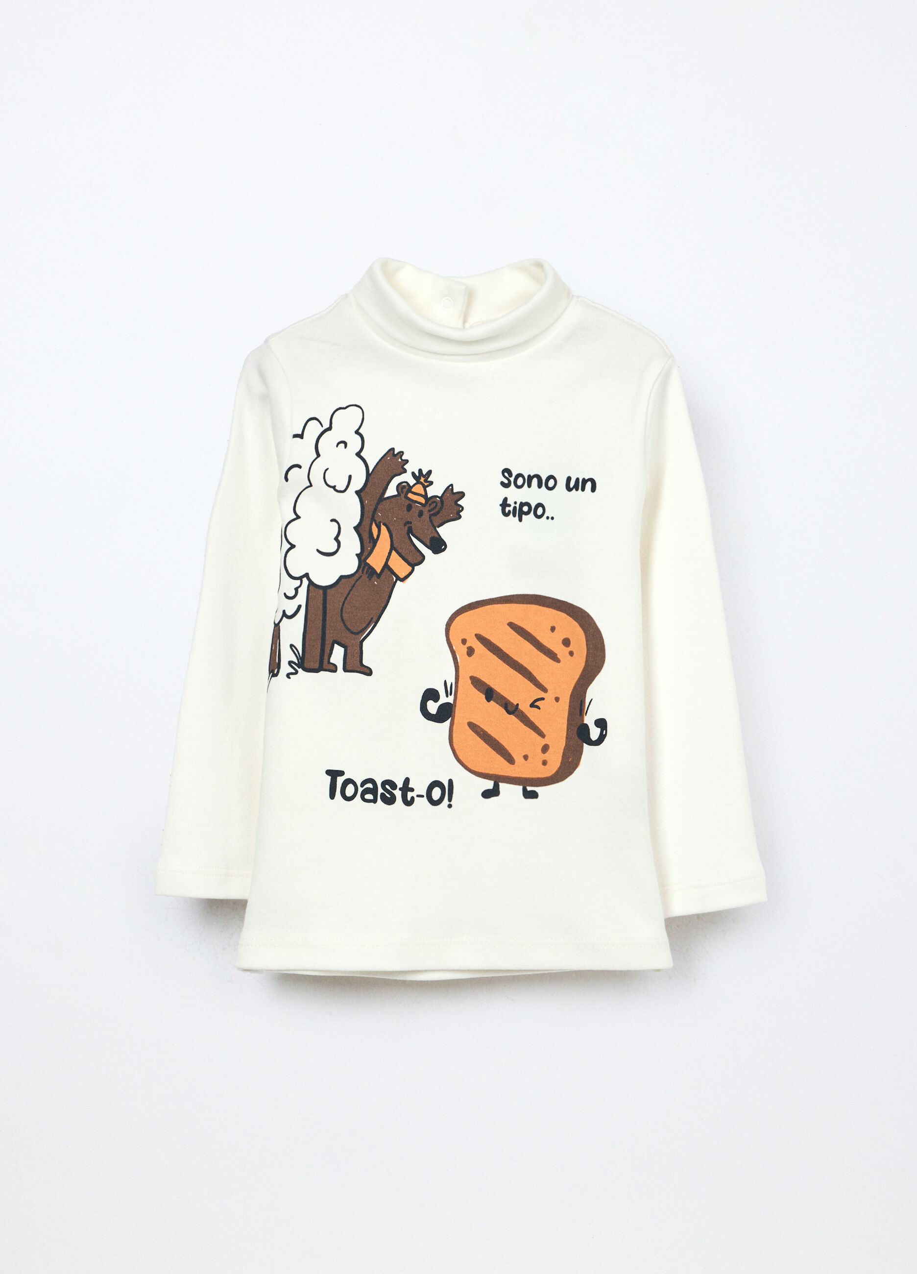 Lupetto in interlock di puro cotone neonato_0