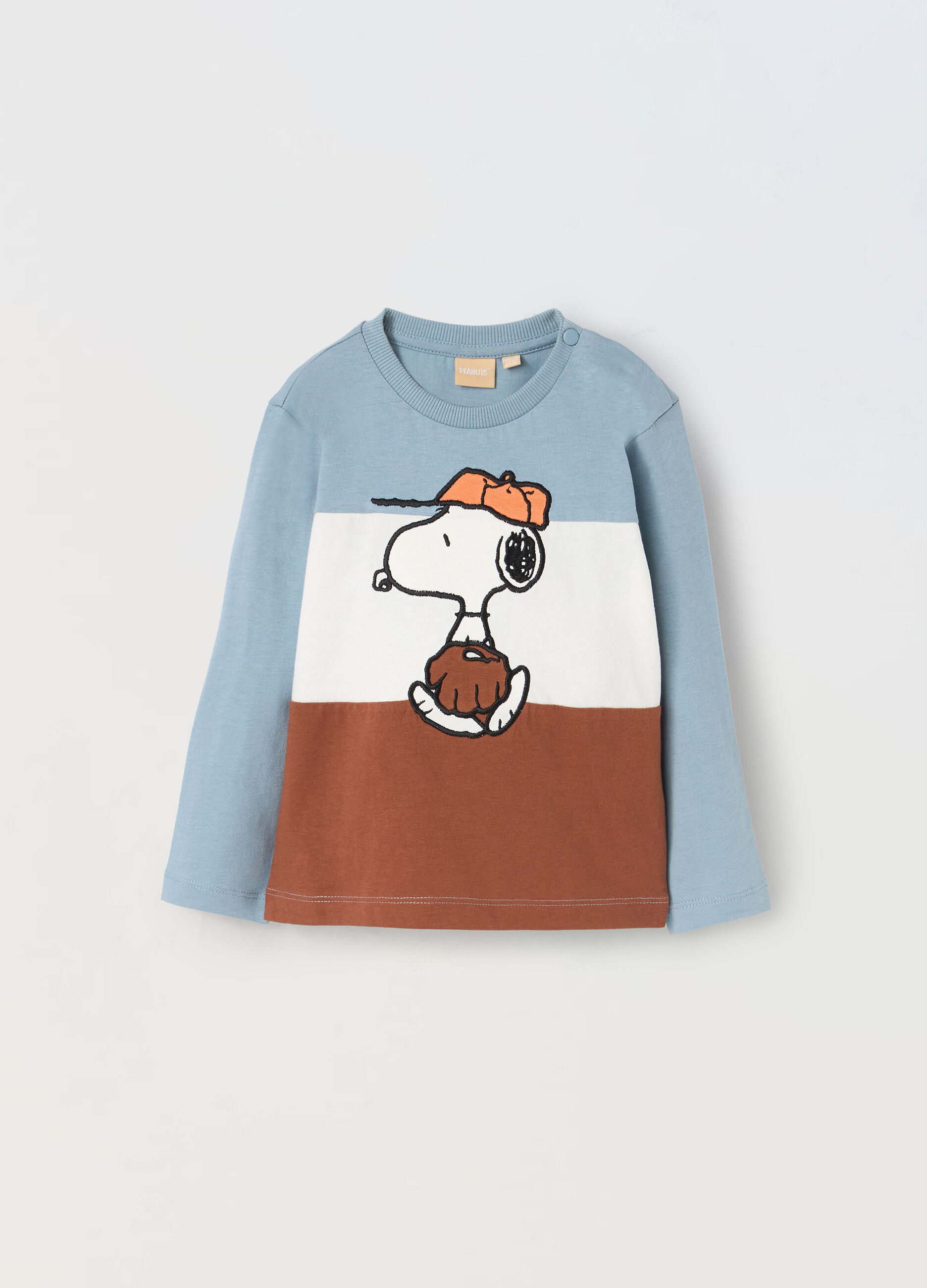 T-shirt Snoopy in puro cotone neonato_0