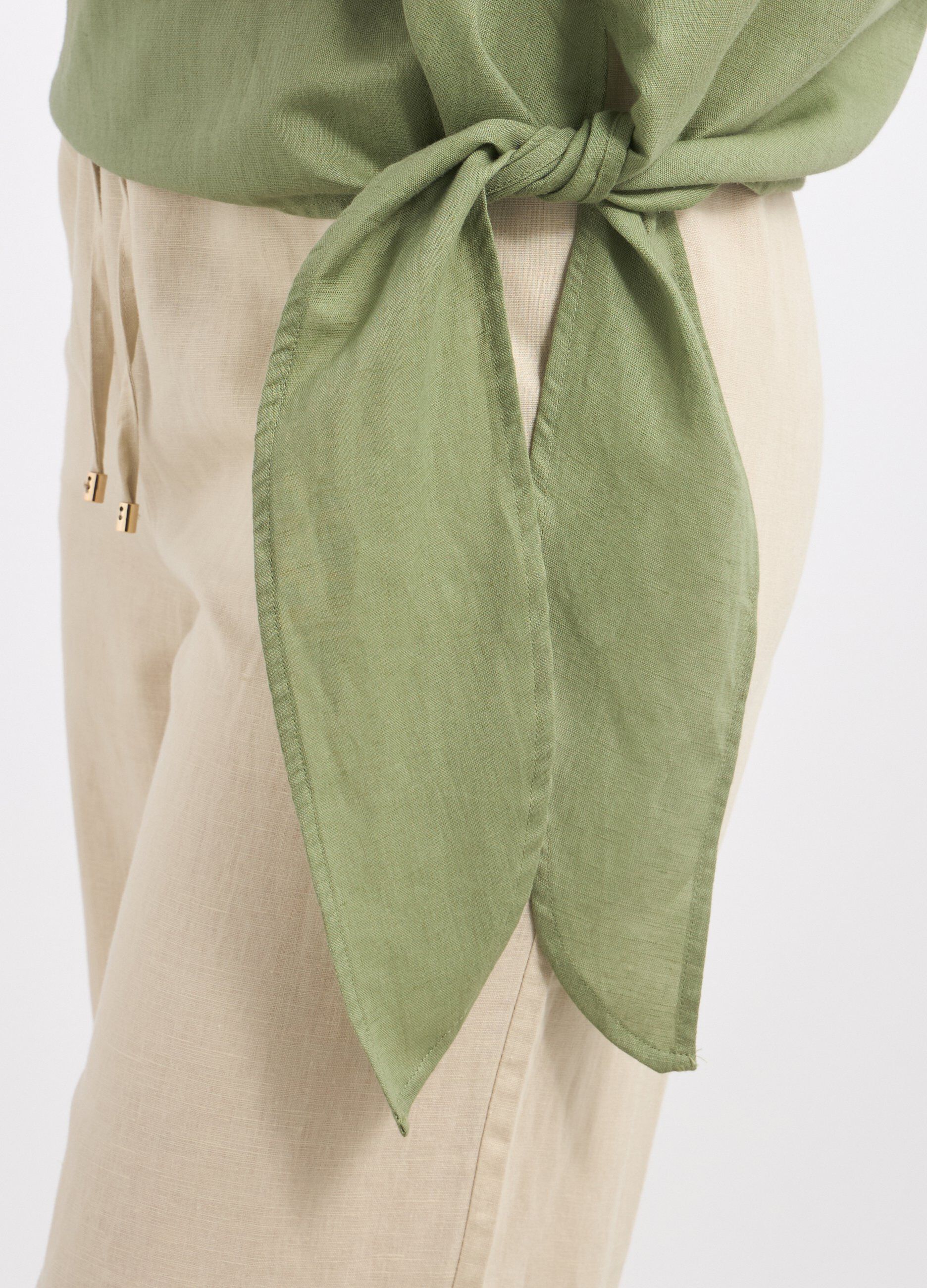 Blusa misto lino donna_2