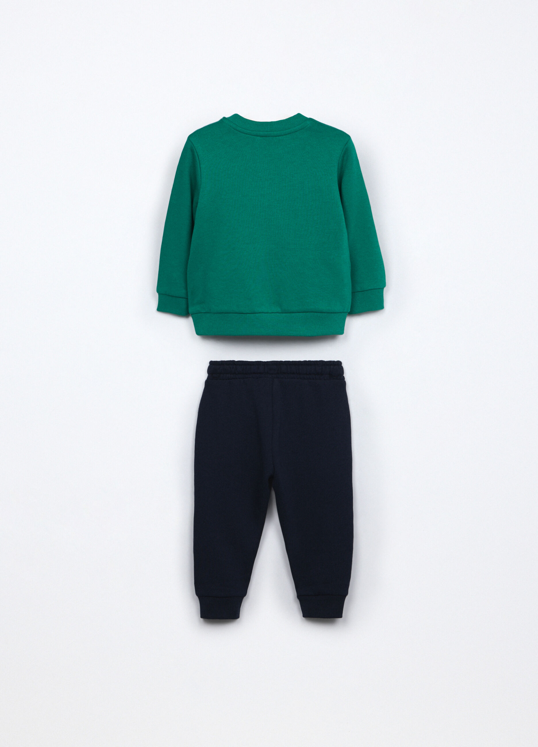 Jogging set in french terry di cotone neonato_1