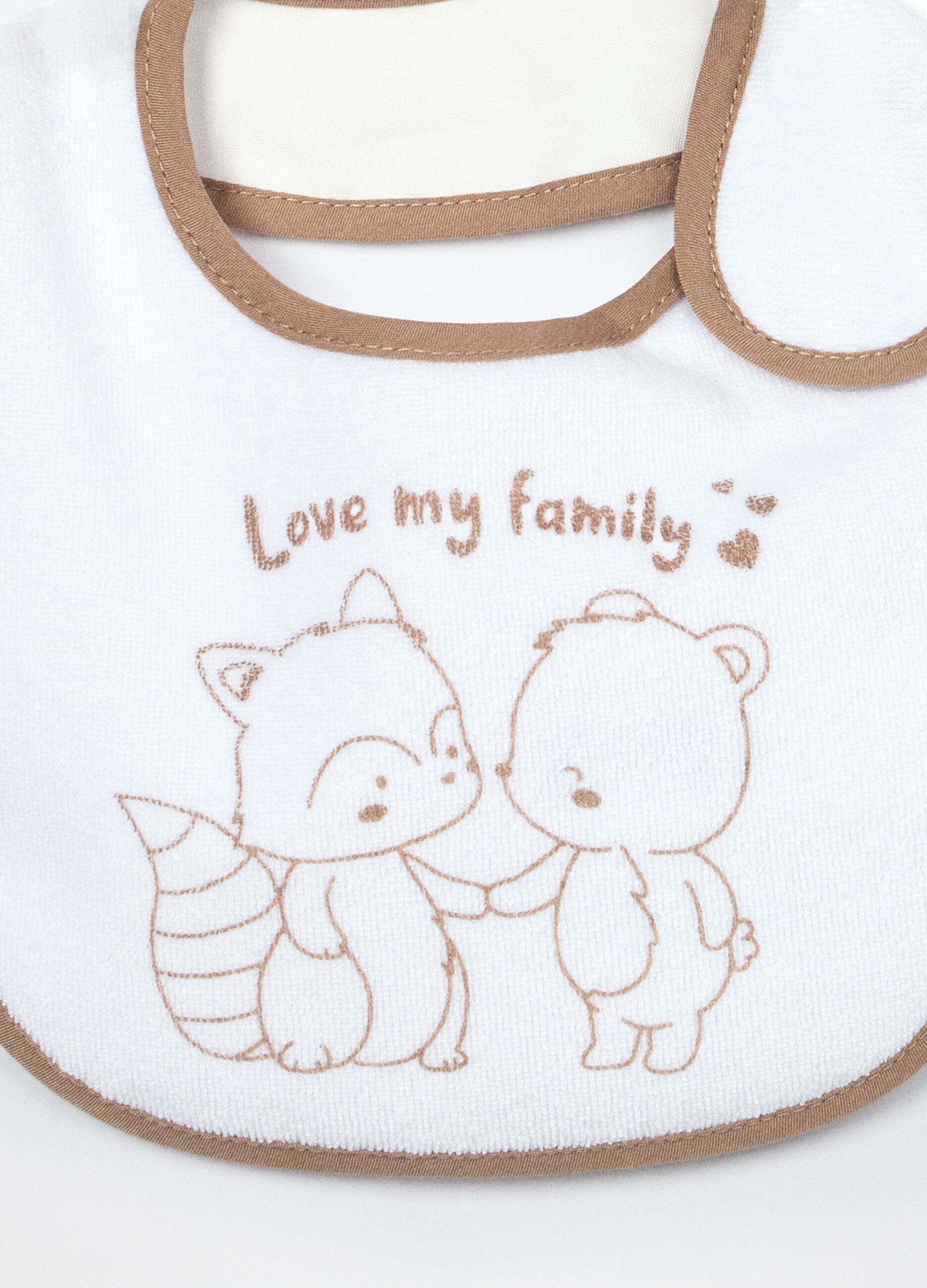 Pack 4 bavaglini in spugna di misto cotone_1