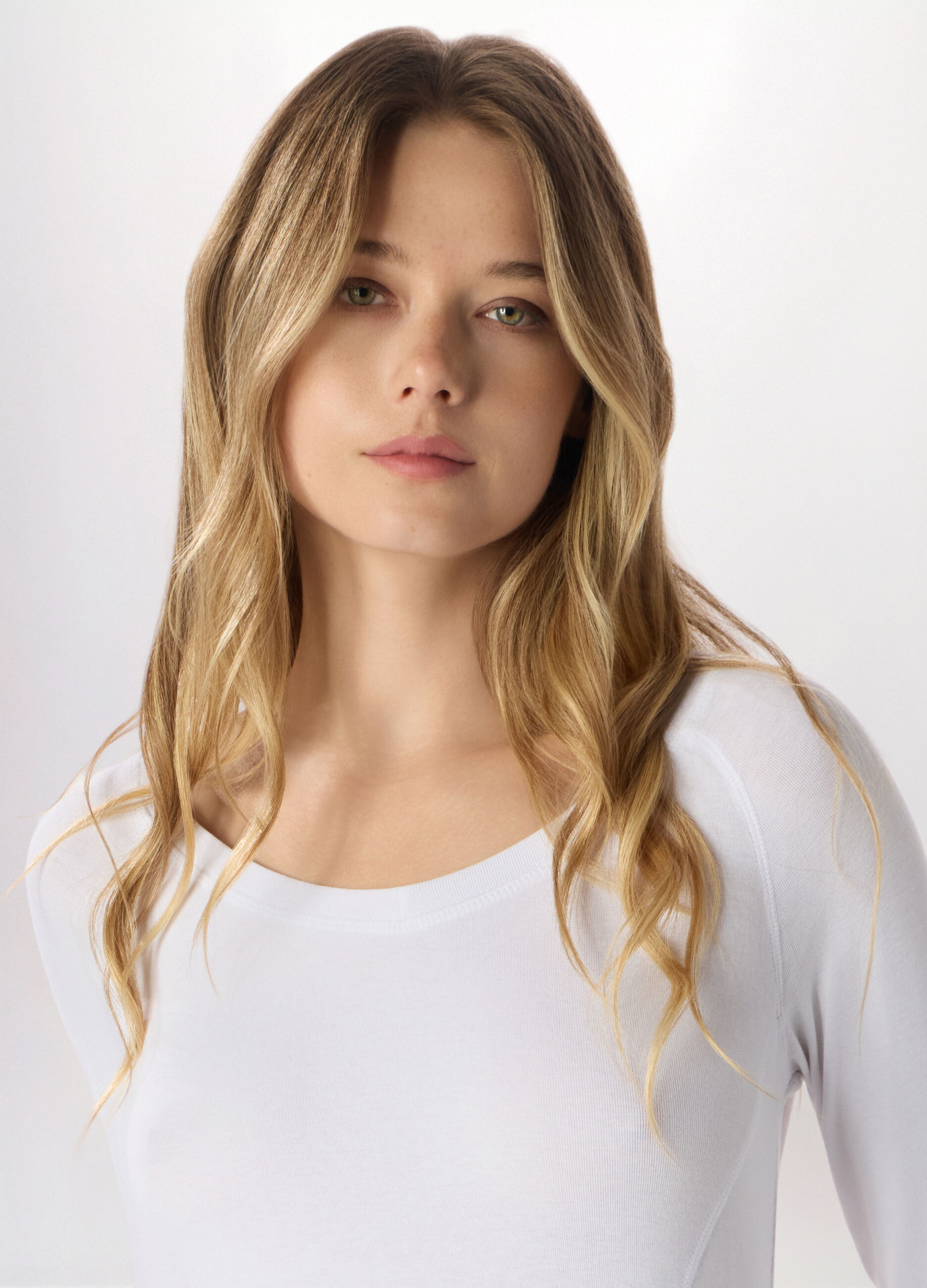 T-shirt in viscosa stretch Holistic donna fitness_2