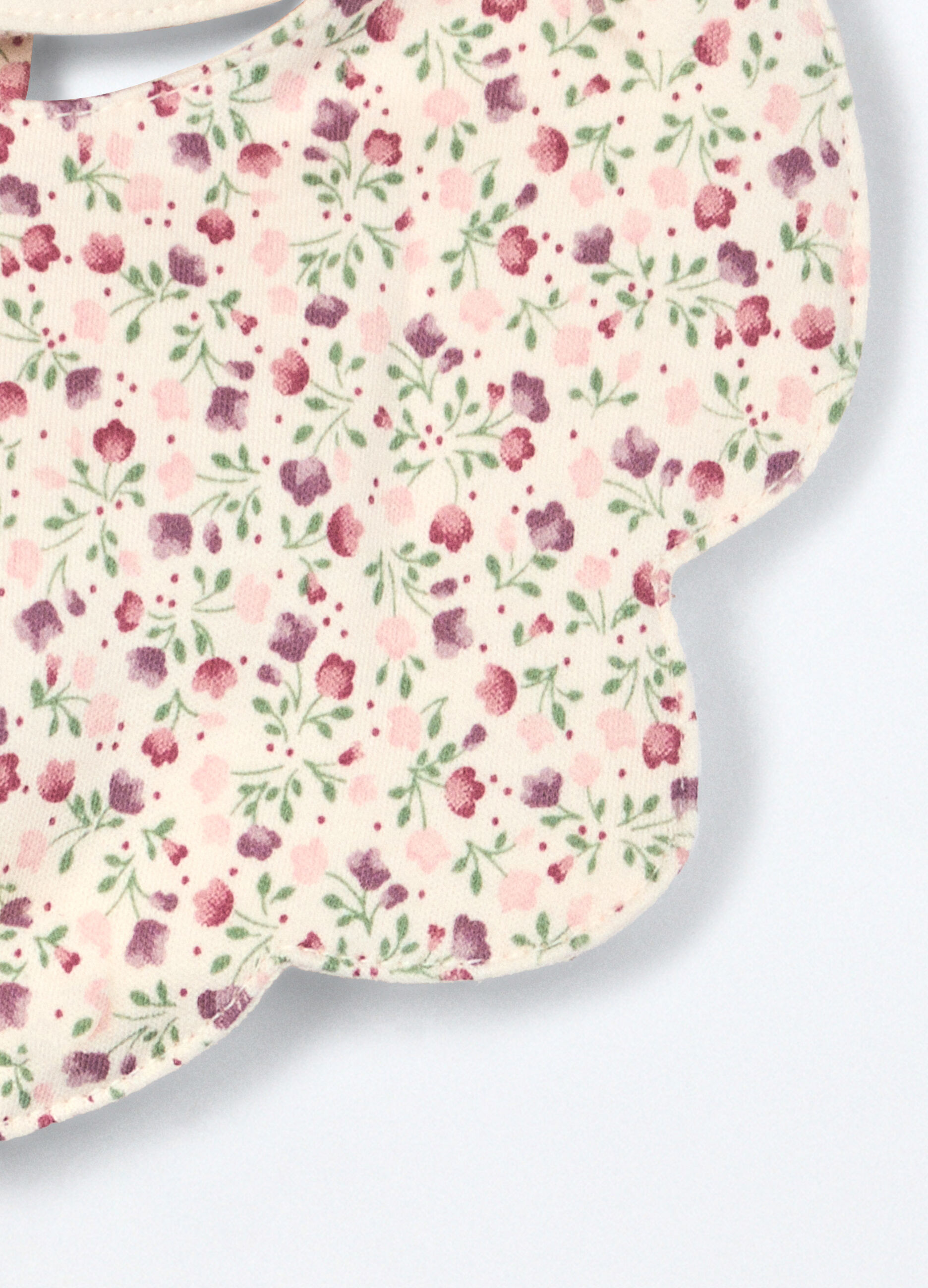 Pack 2 bavaglini in interlock di puro cotone neonata_2