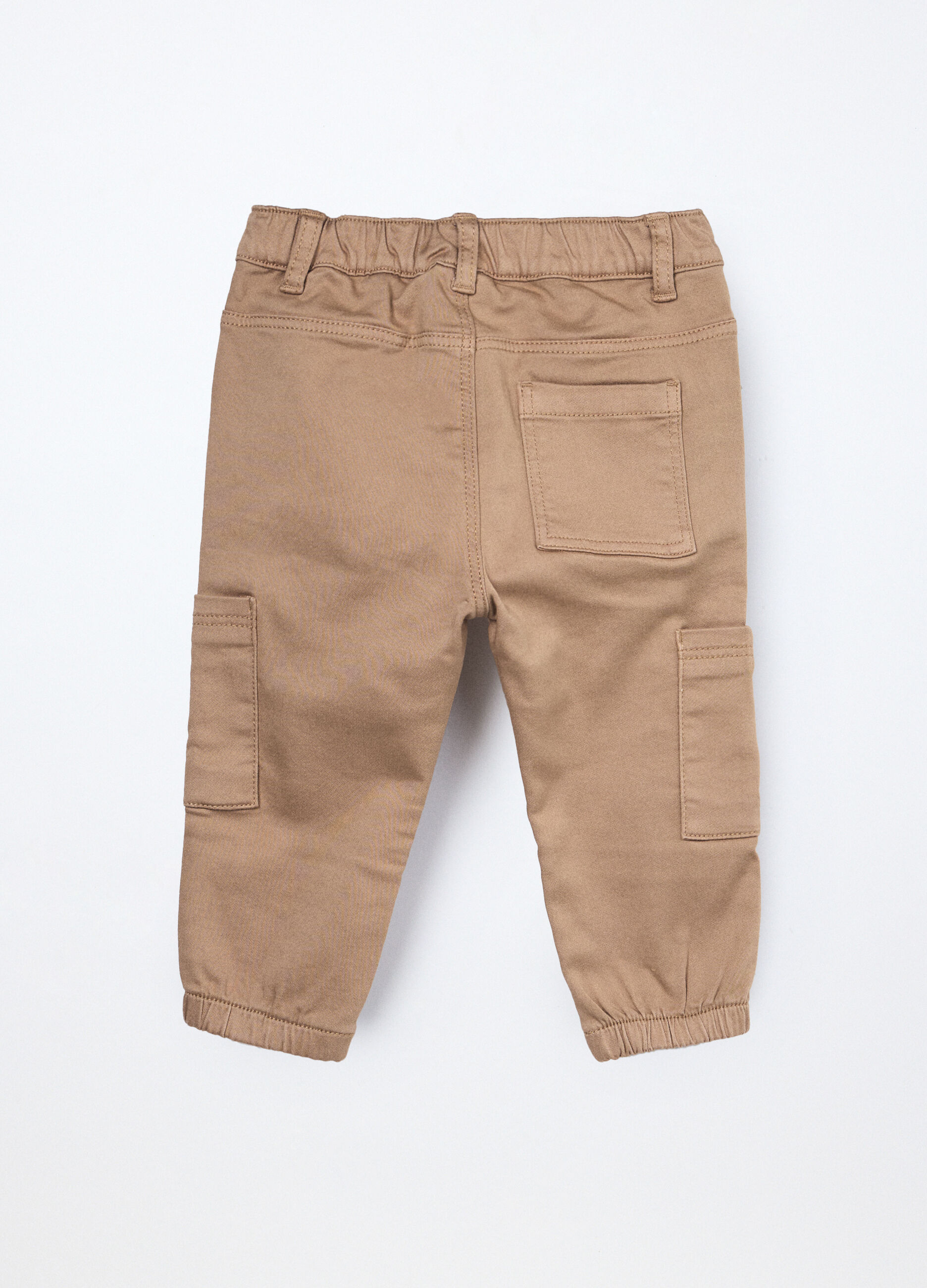 Jogger in denim misto cotone neonato_1