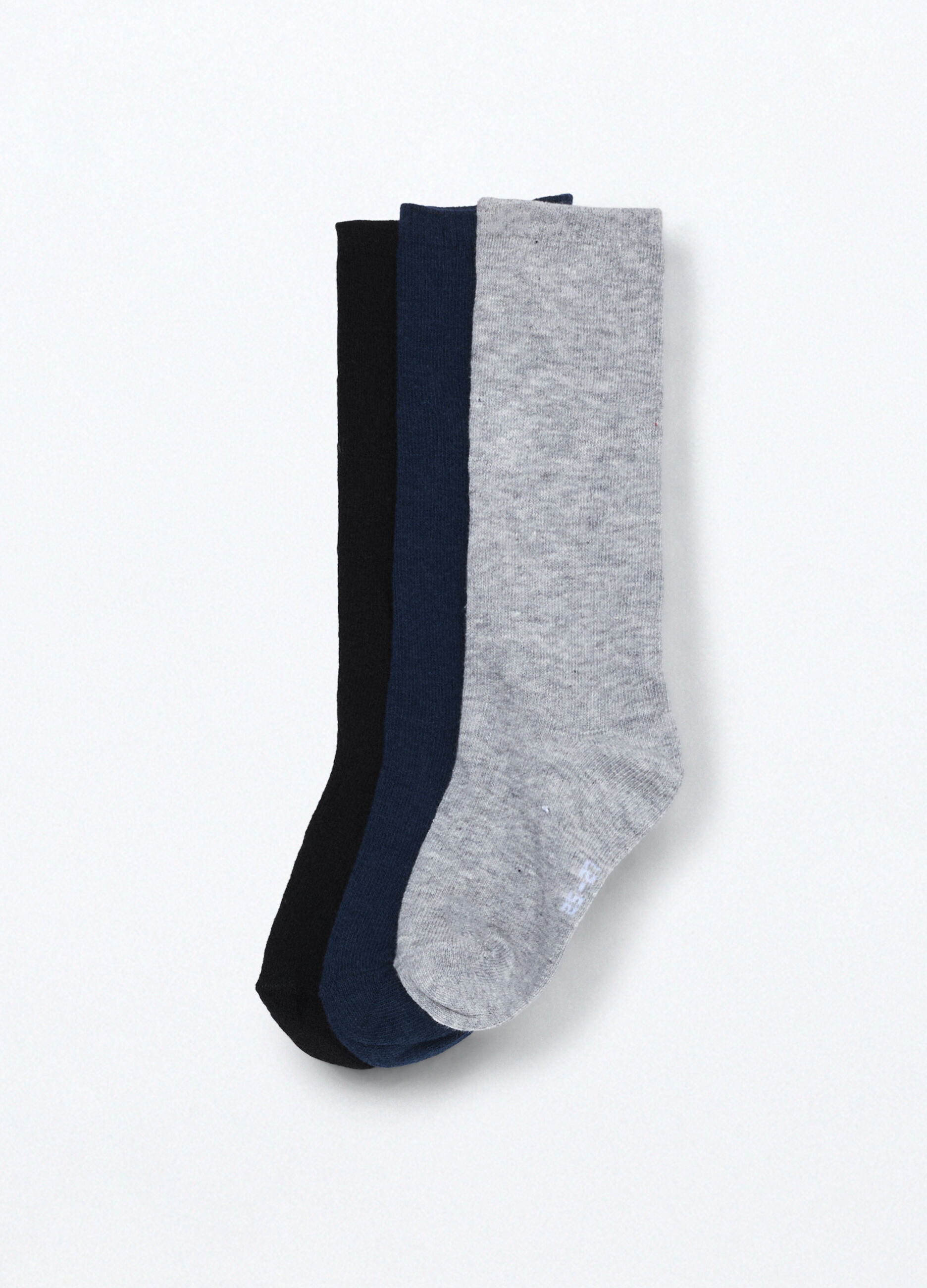 Pack 3 calze lunghe misto cotone bambino_0