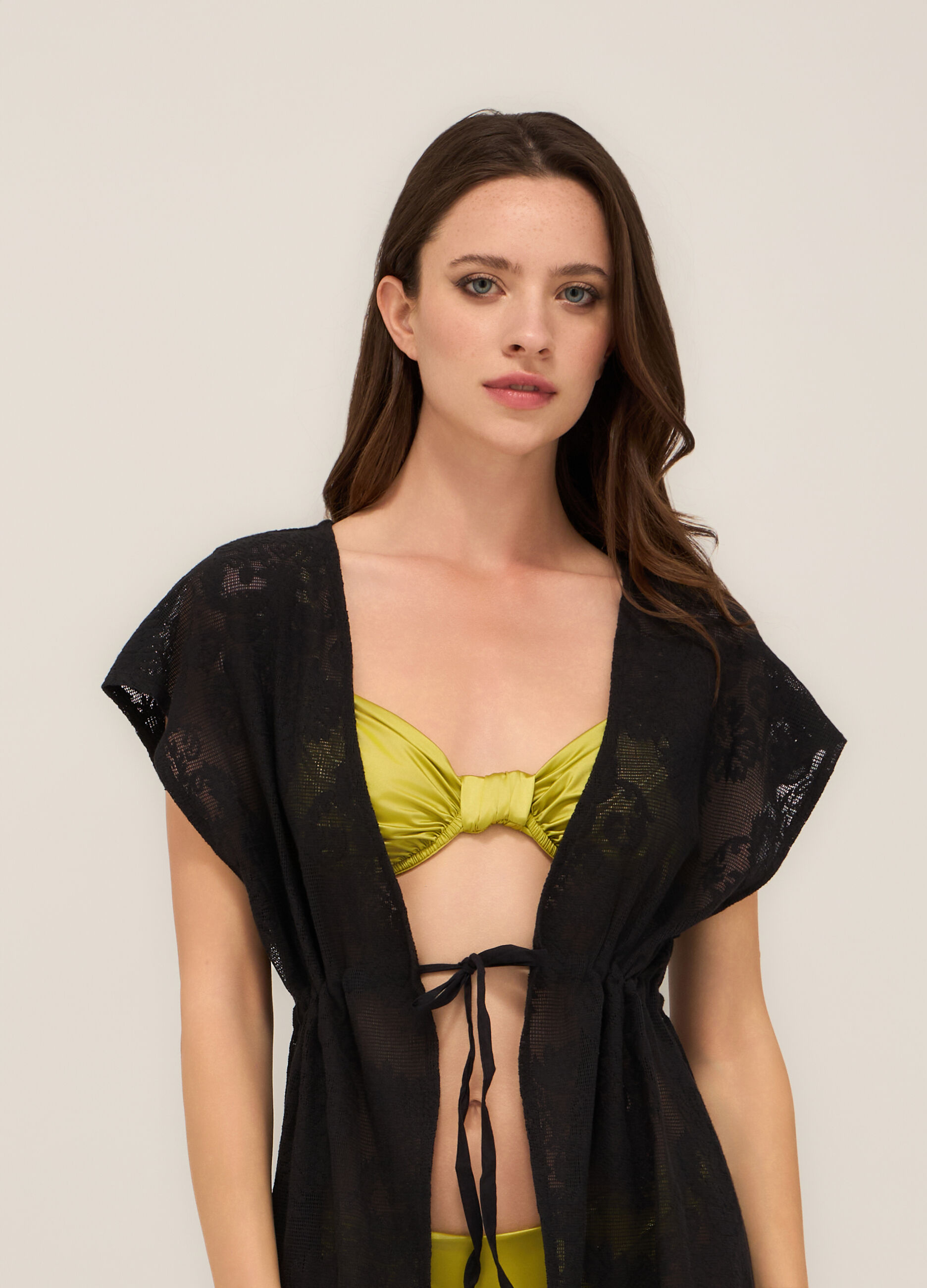 Copricostume kimono misto cotone donna_2