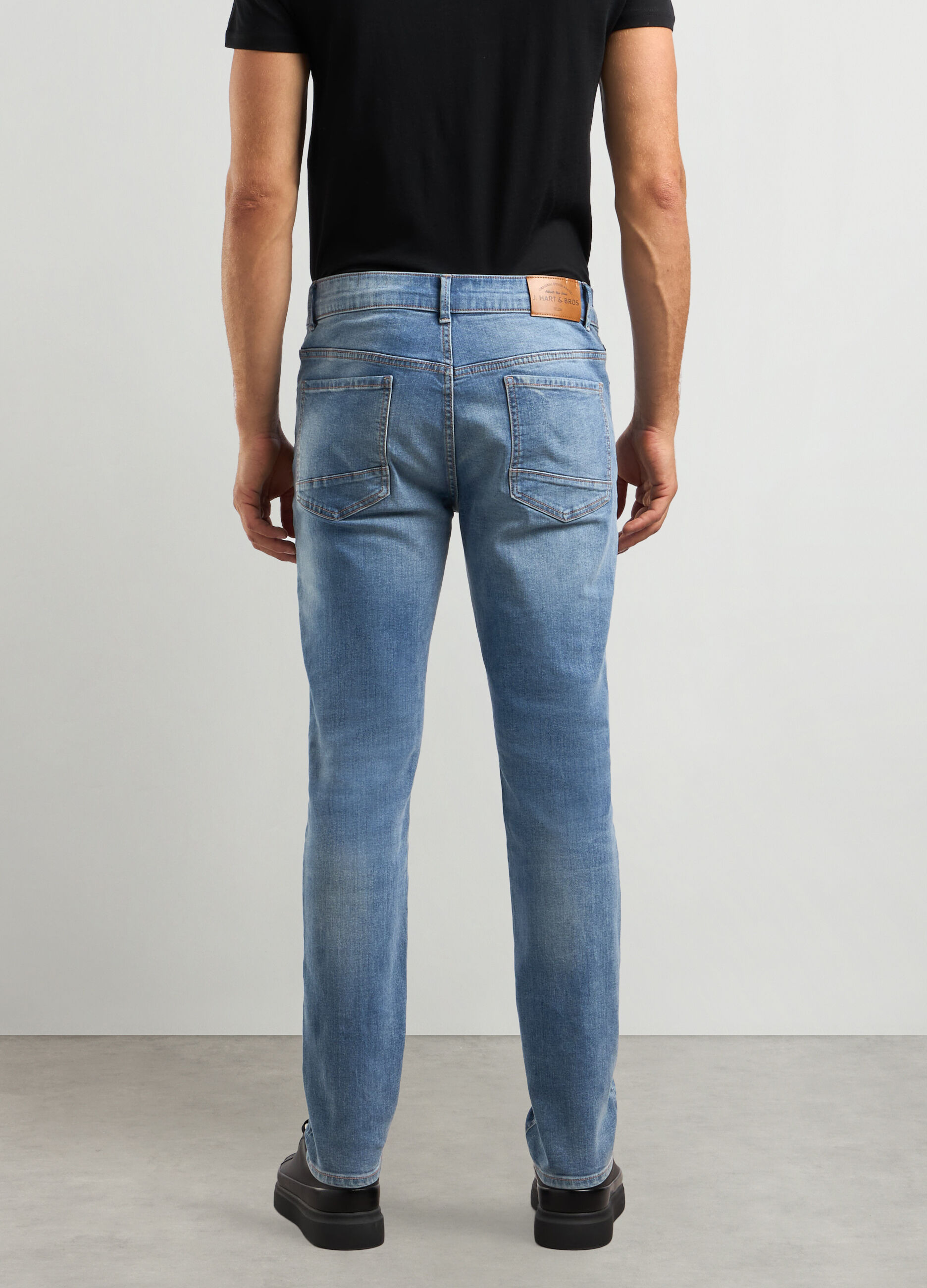 Jeans slim fit in cotone stretch uomo_1