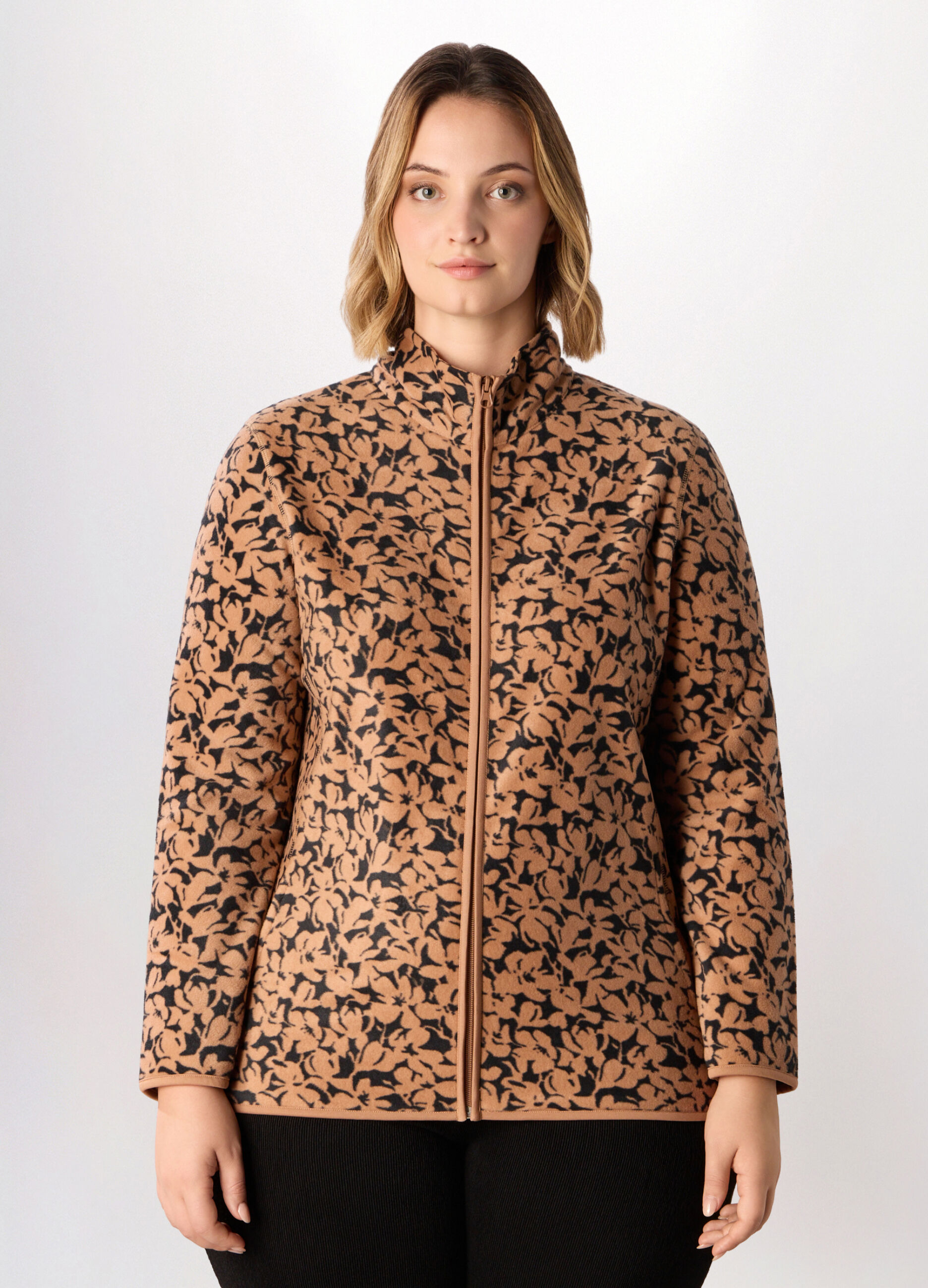 Felpa in pile donna curvy_0