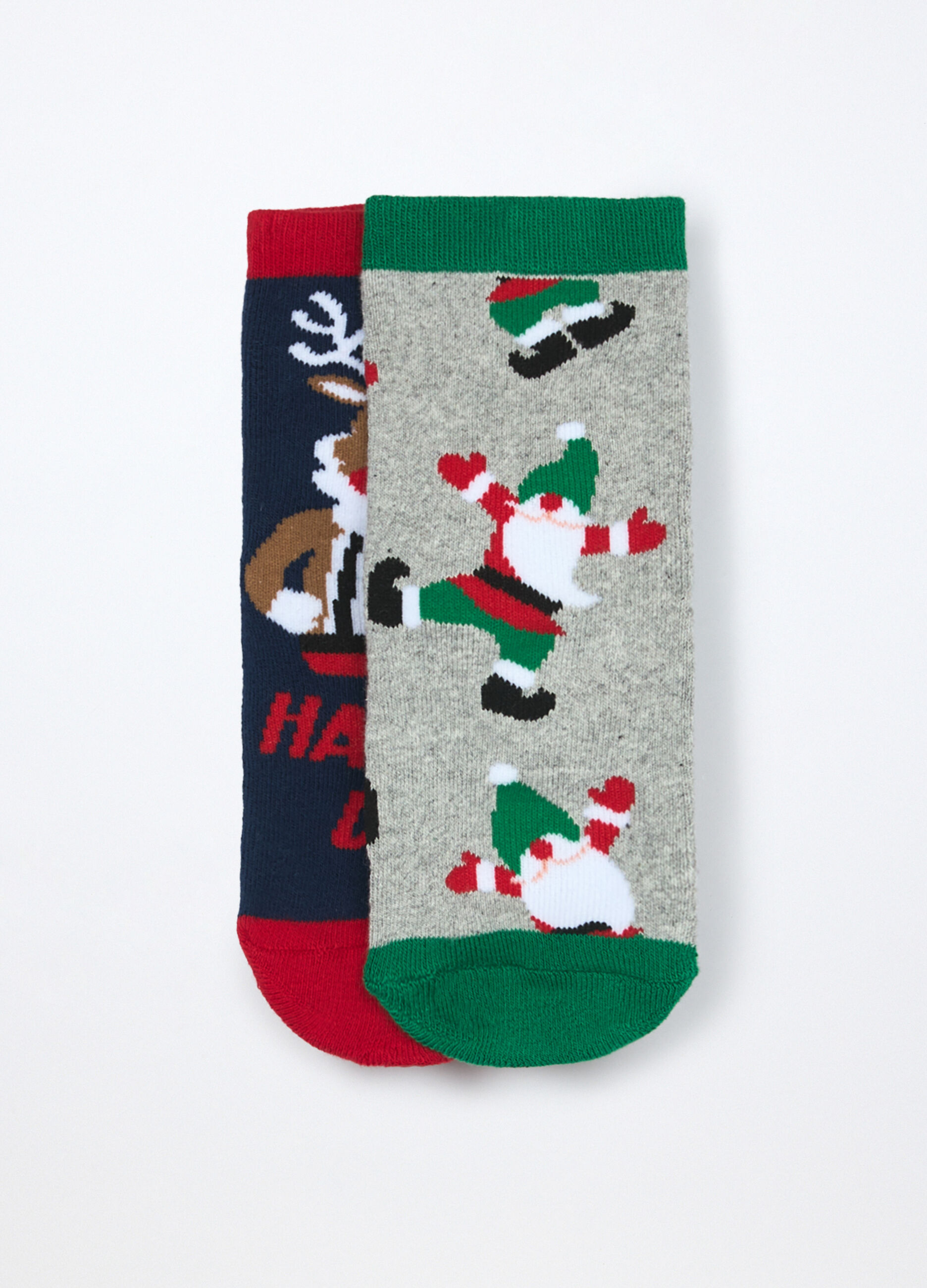 Pack 2 calze antiscivolo in spugna bambino_0