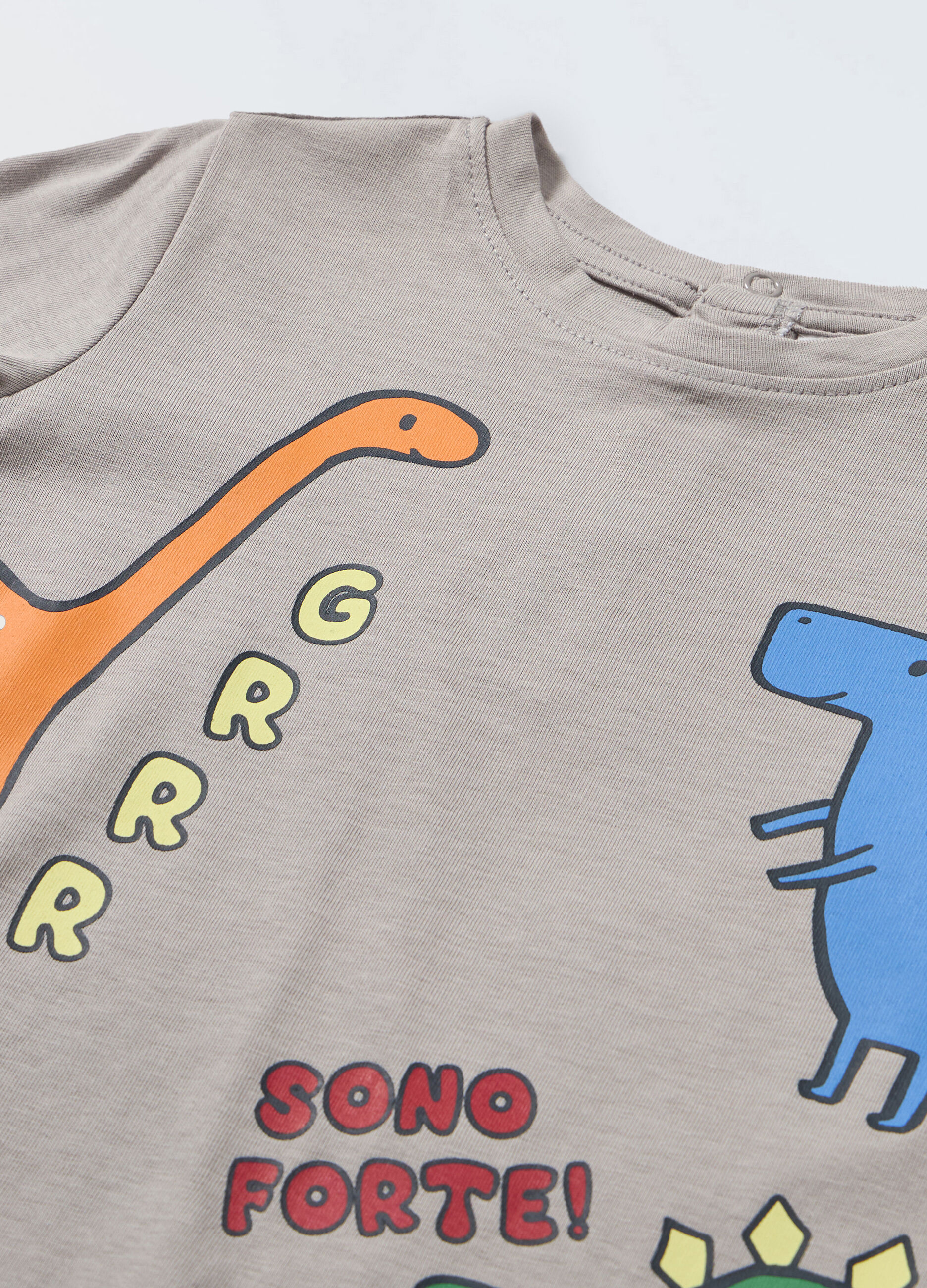 T-shirt in puro cotone a maniche lunghe neonato_1