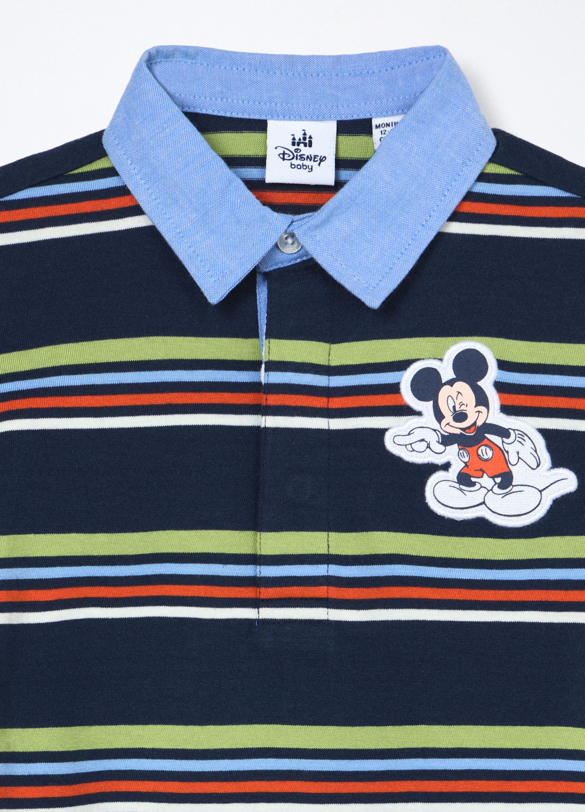 Polo in jersey di puro cotone neonato_2