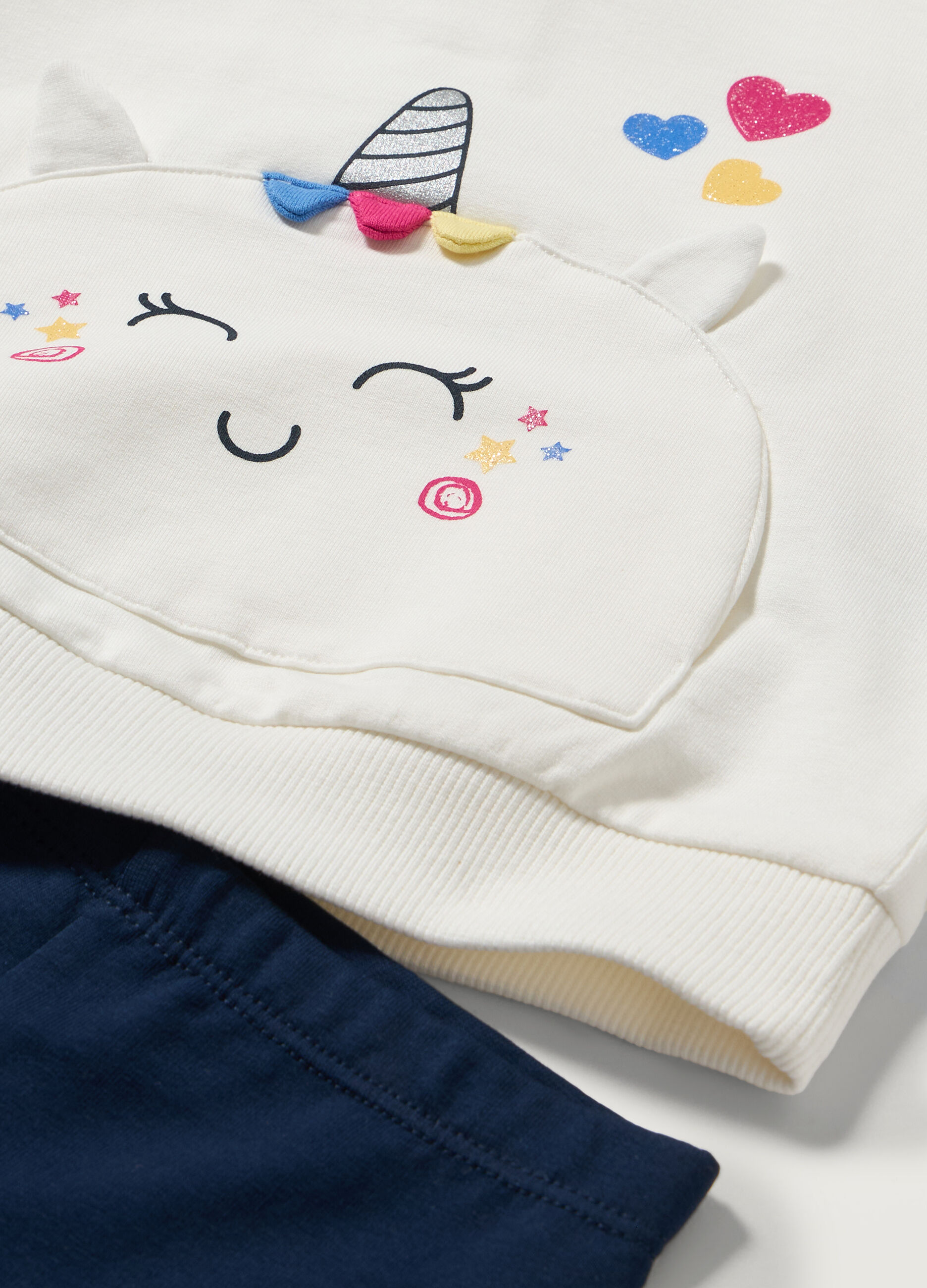 Jogging set in french terry stretch neonata_1