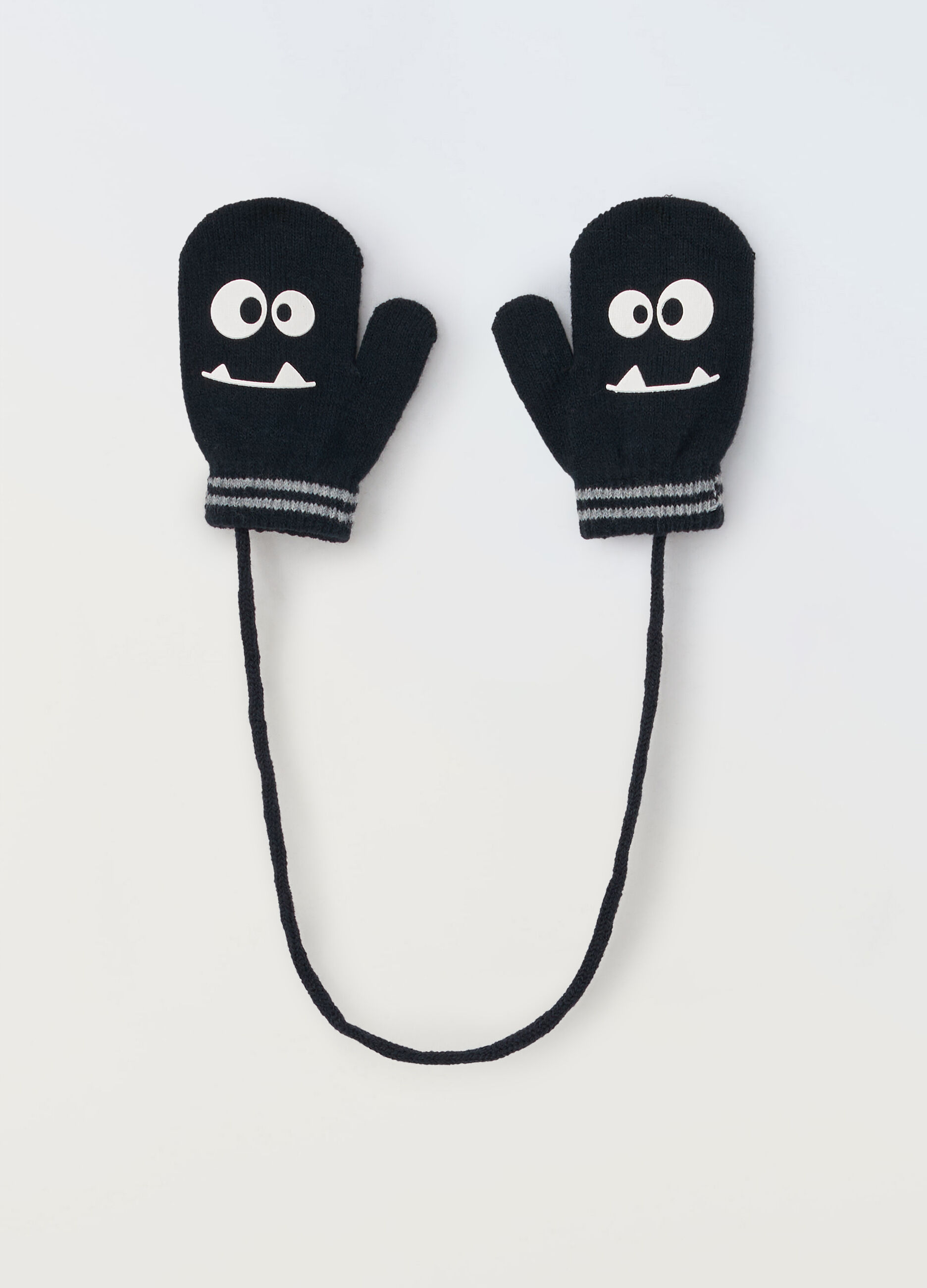 Muffole tricot con laccetto neonato_0