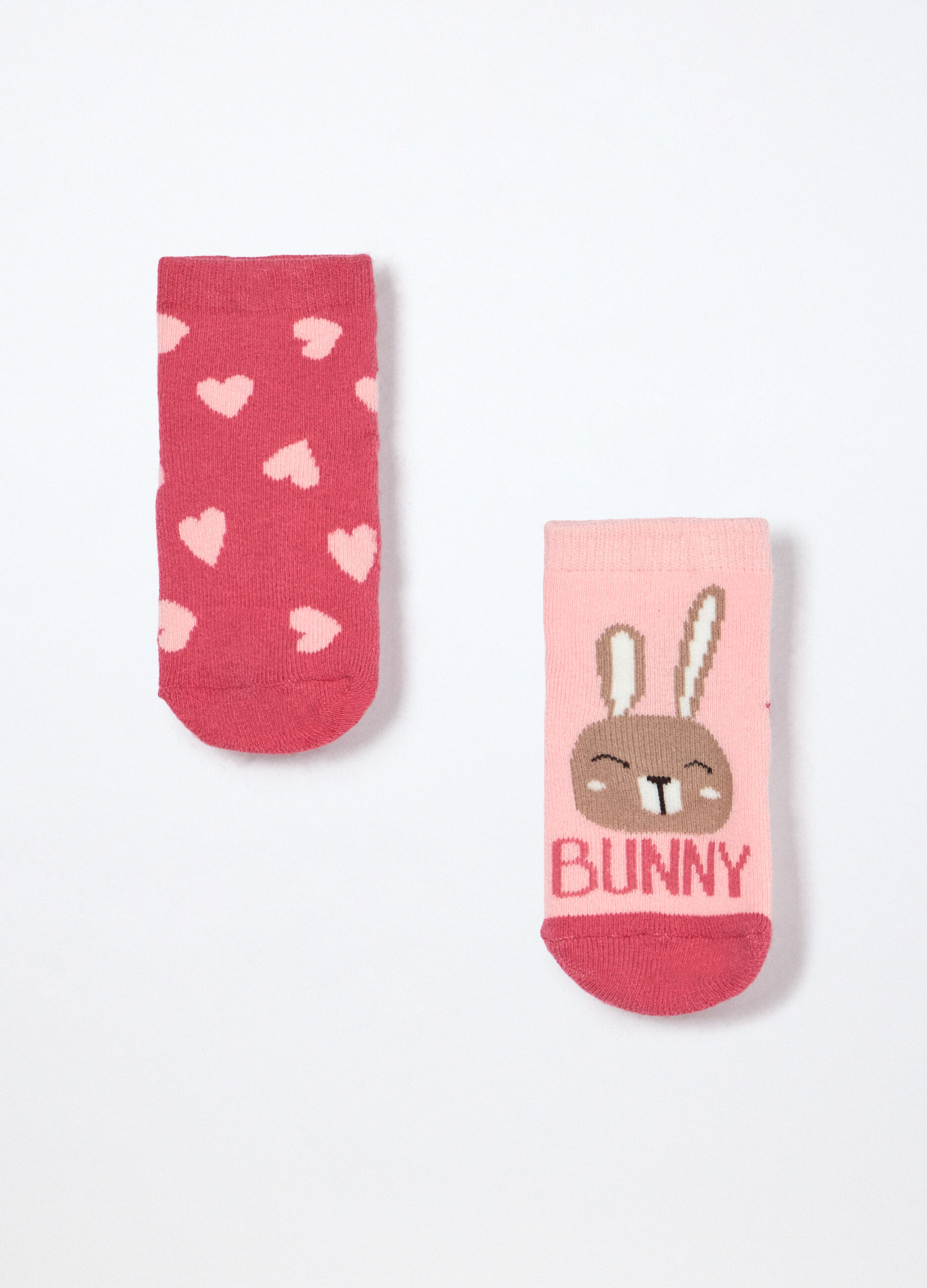 Pack 2 calze antiscivolo in spugna neonata_1