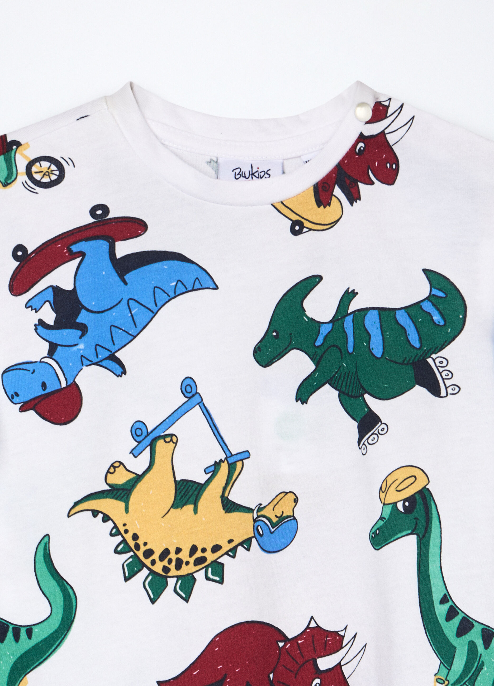 T-shirt in jersey di puro cotone neonato_2