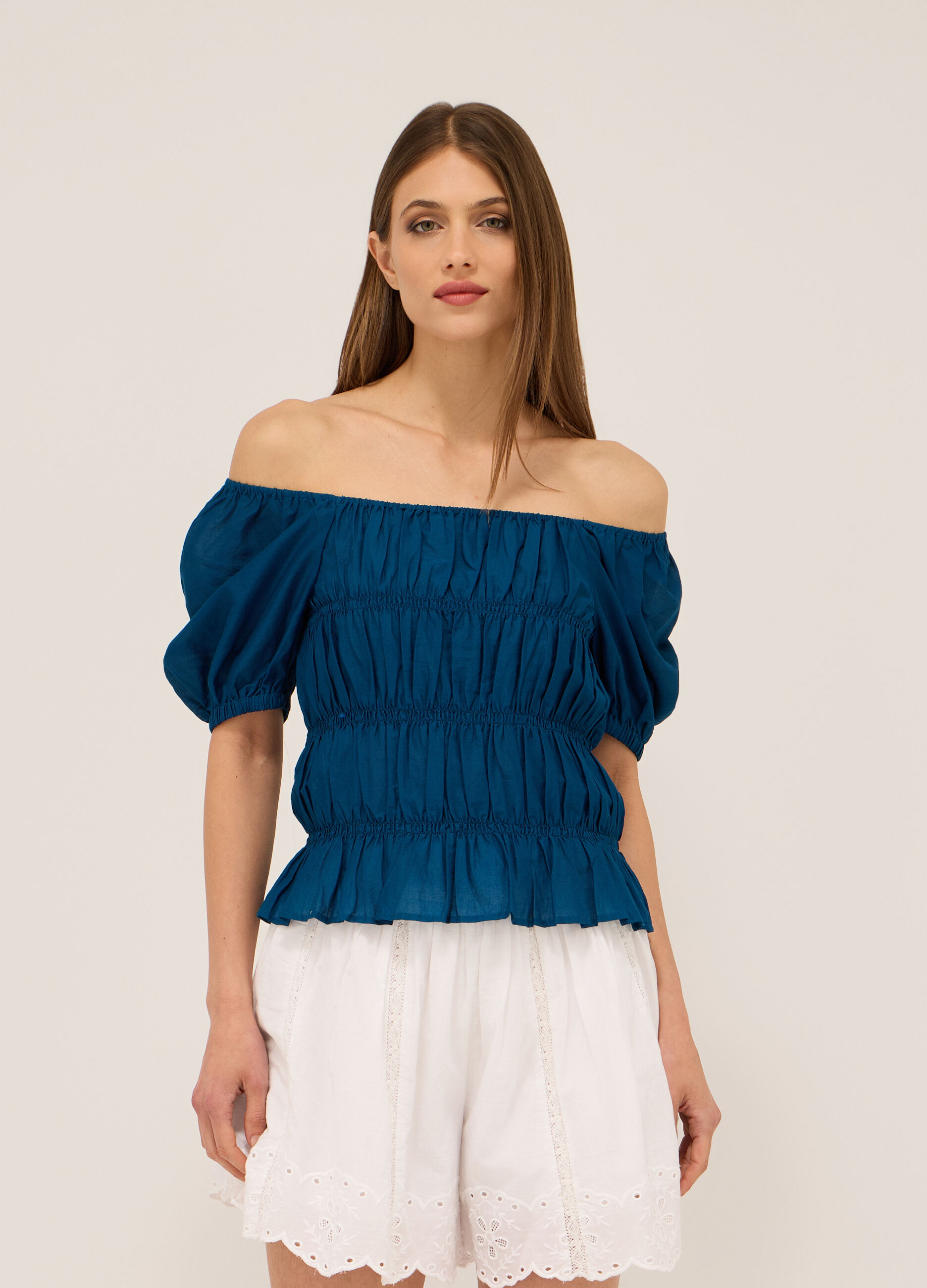 Blusa in puro cotone donna_0