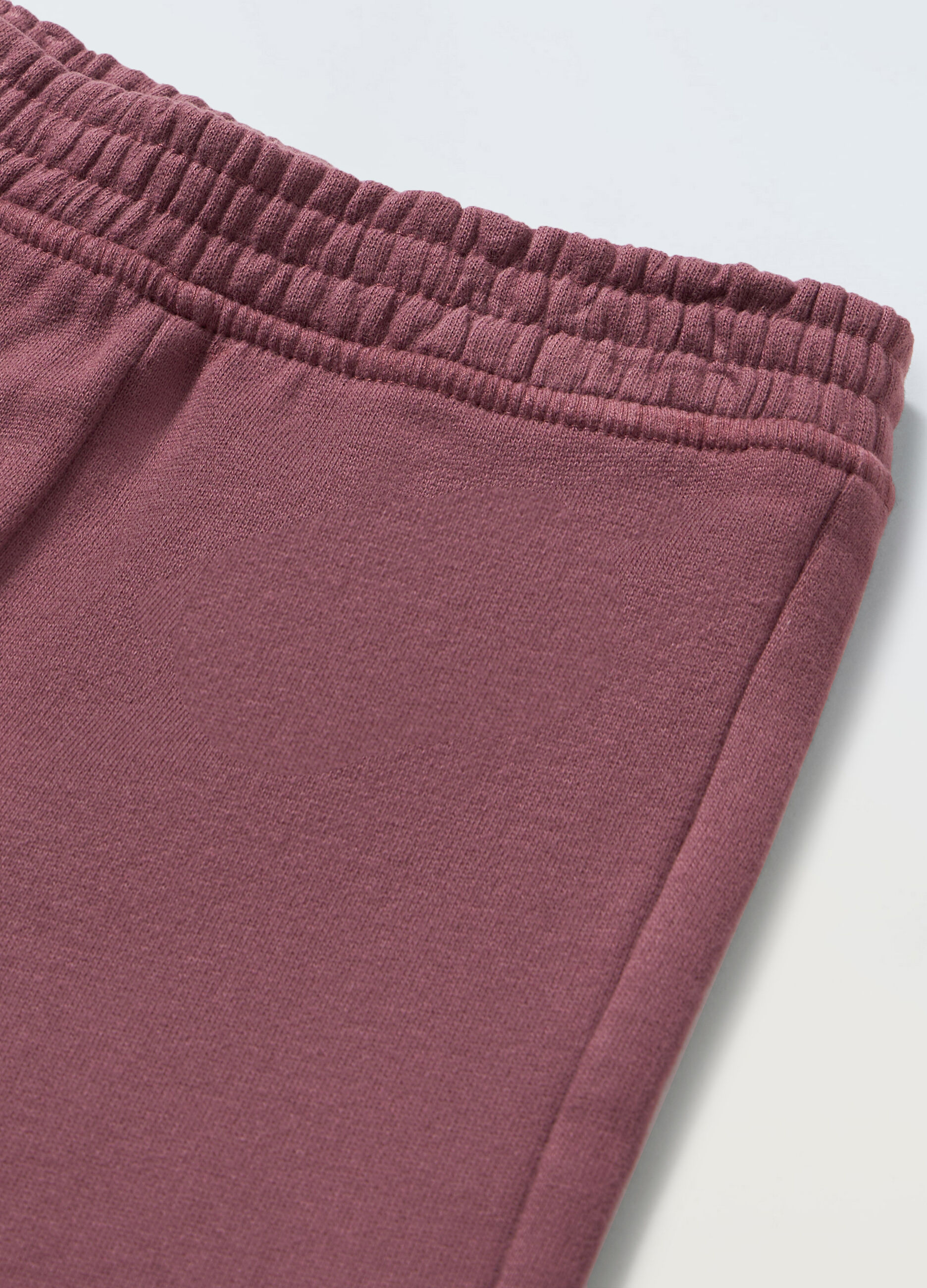 Jogger in puro cotone fleece neonata_1