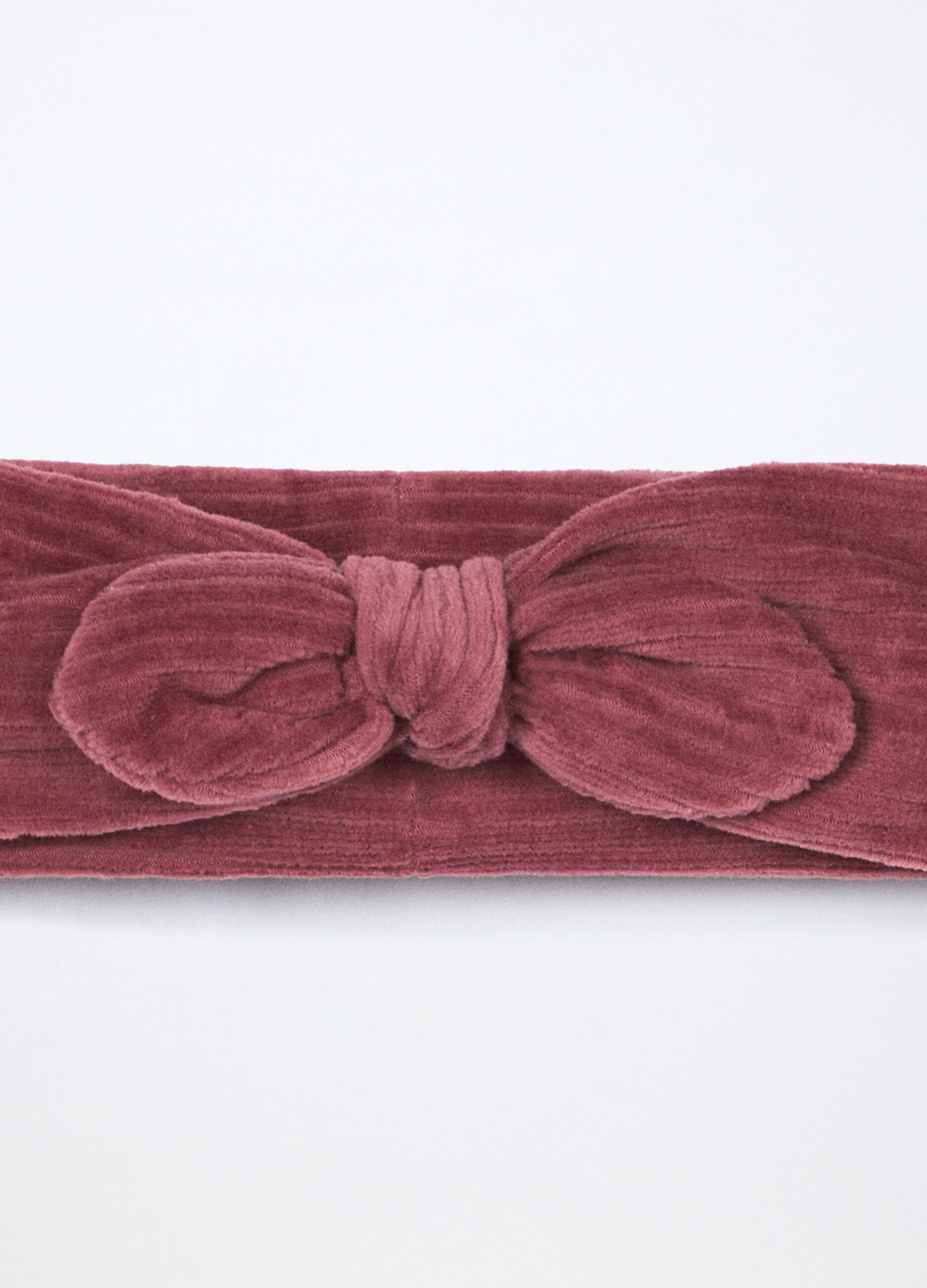 Fascetta misto cotone velour neonata_2