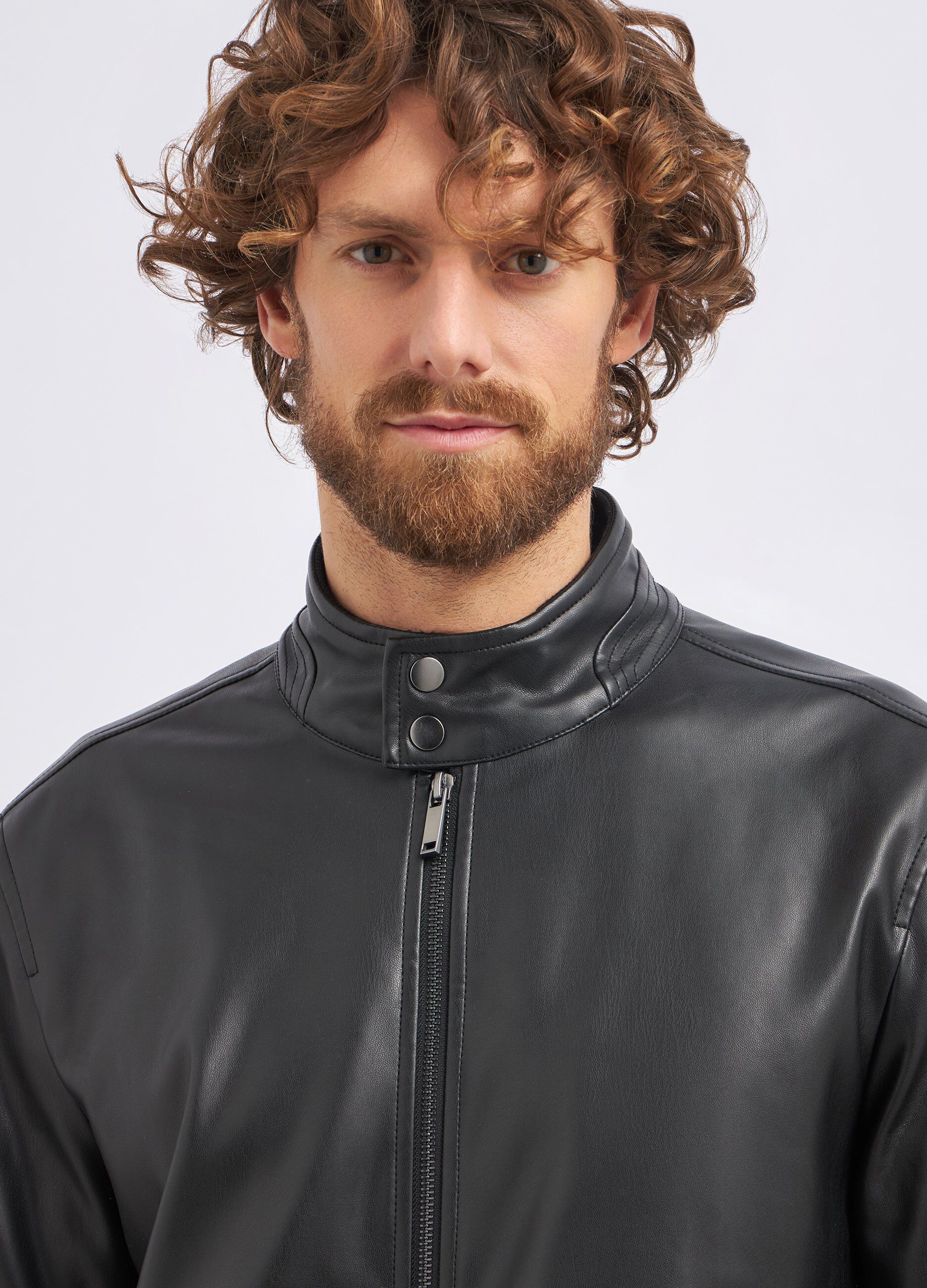 Giacca in eco pelle uomo_2