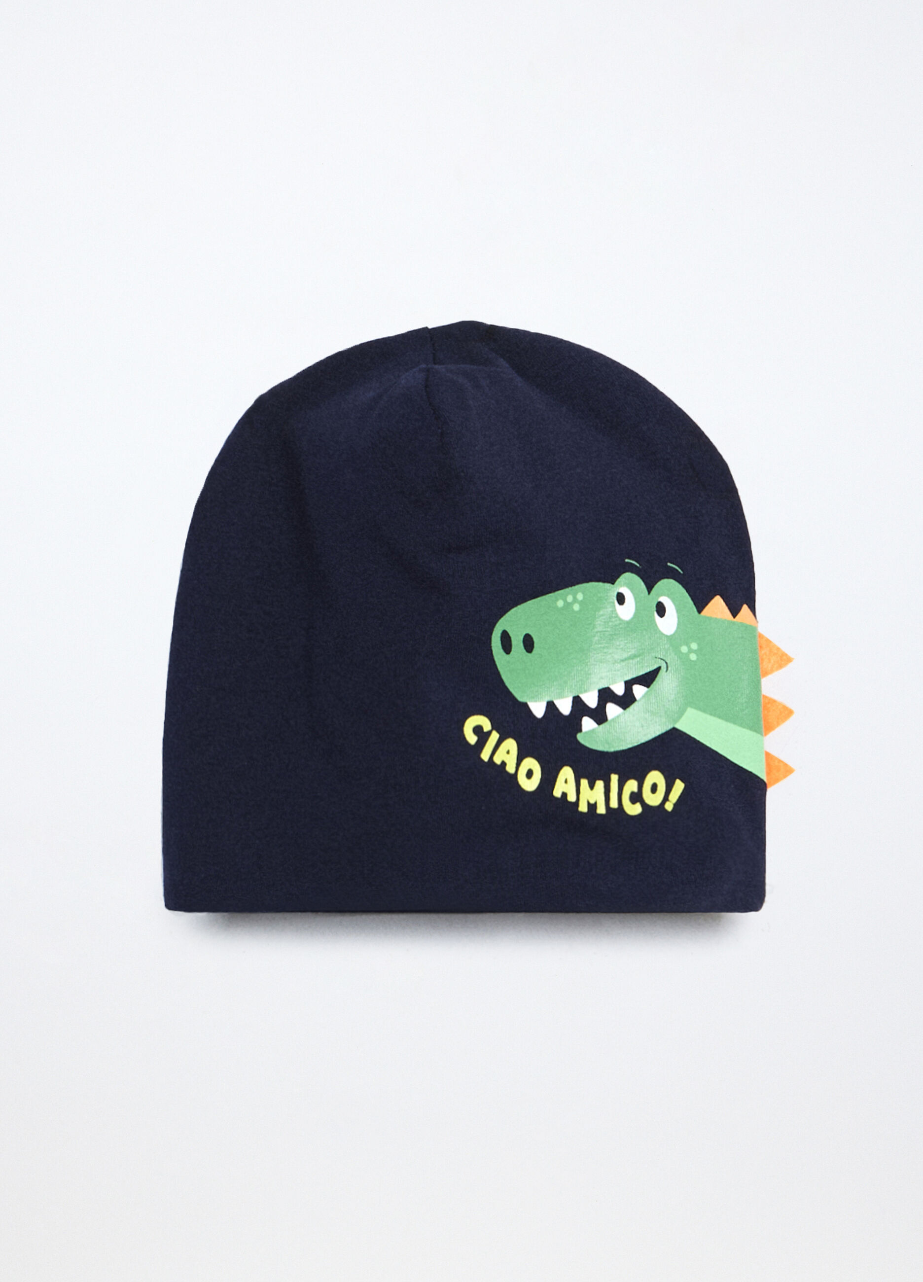 Berretto in jersey di cotone stretch neonato_0