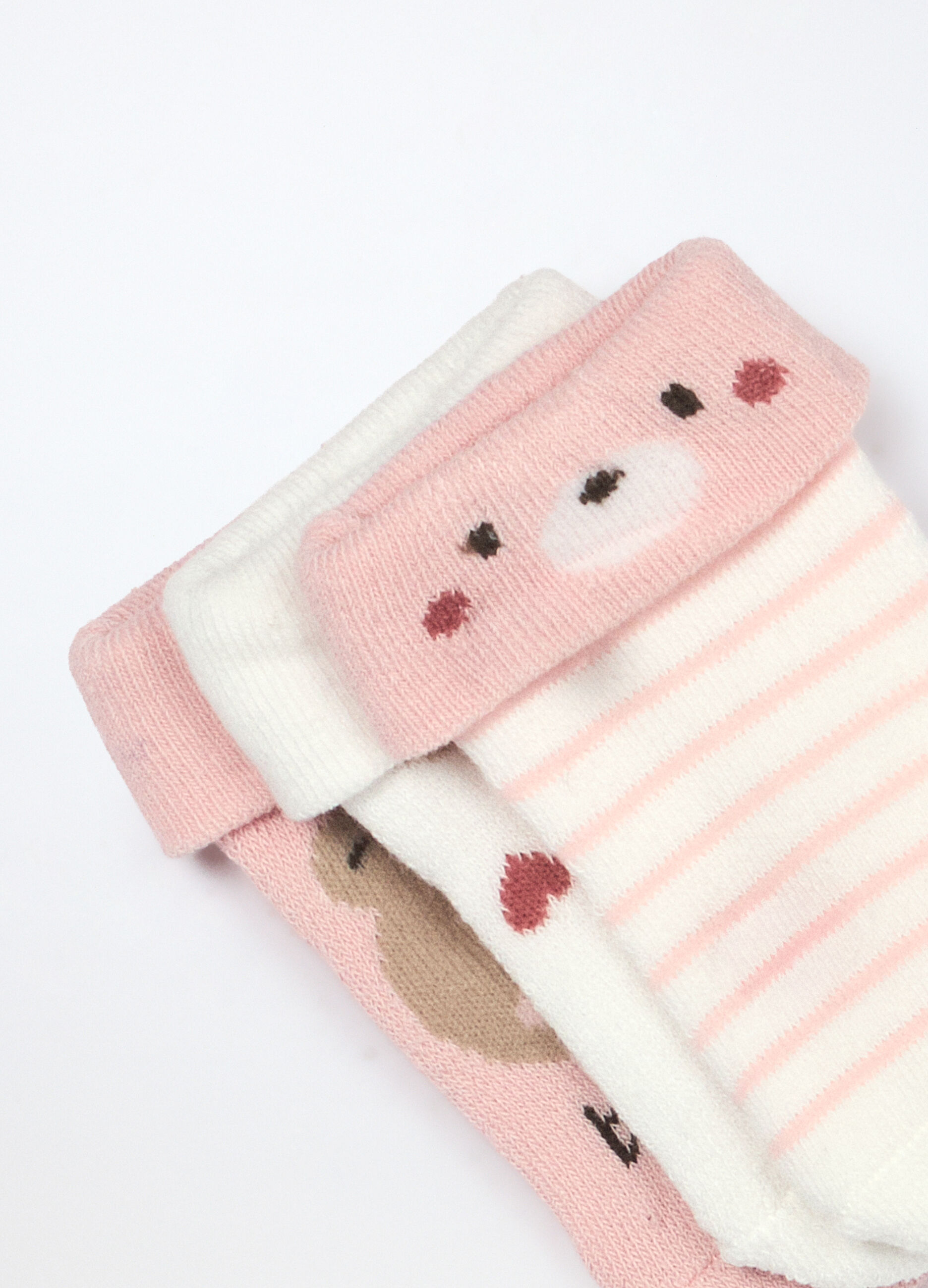 Pack 3 calze in spugna misto cotone neonata_2