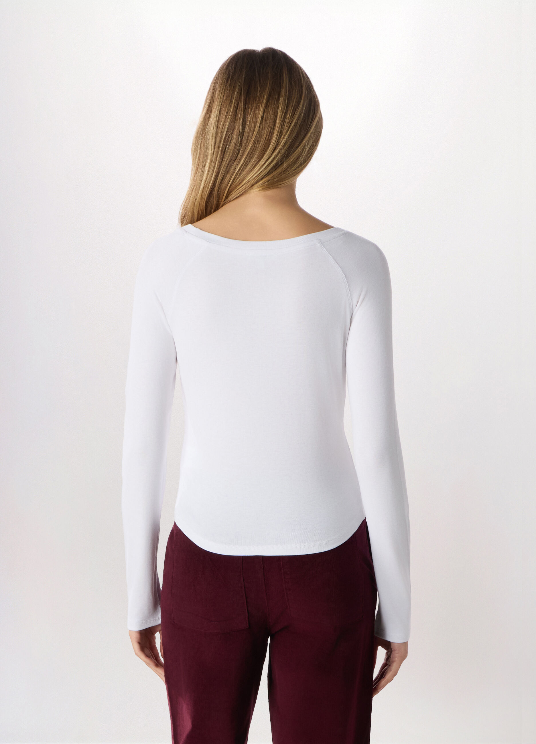 T-shirt in viscosa stretch Holistic donna fitness_1