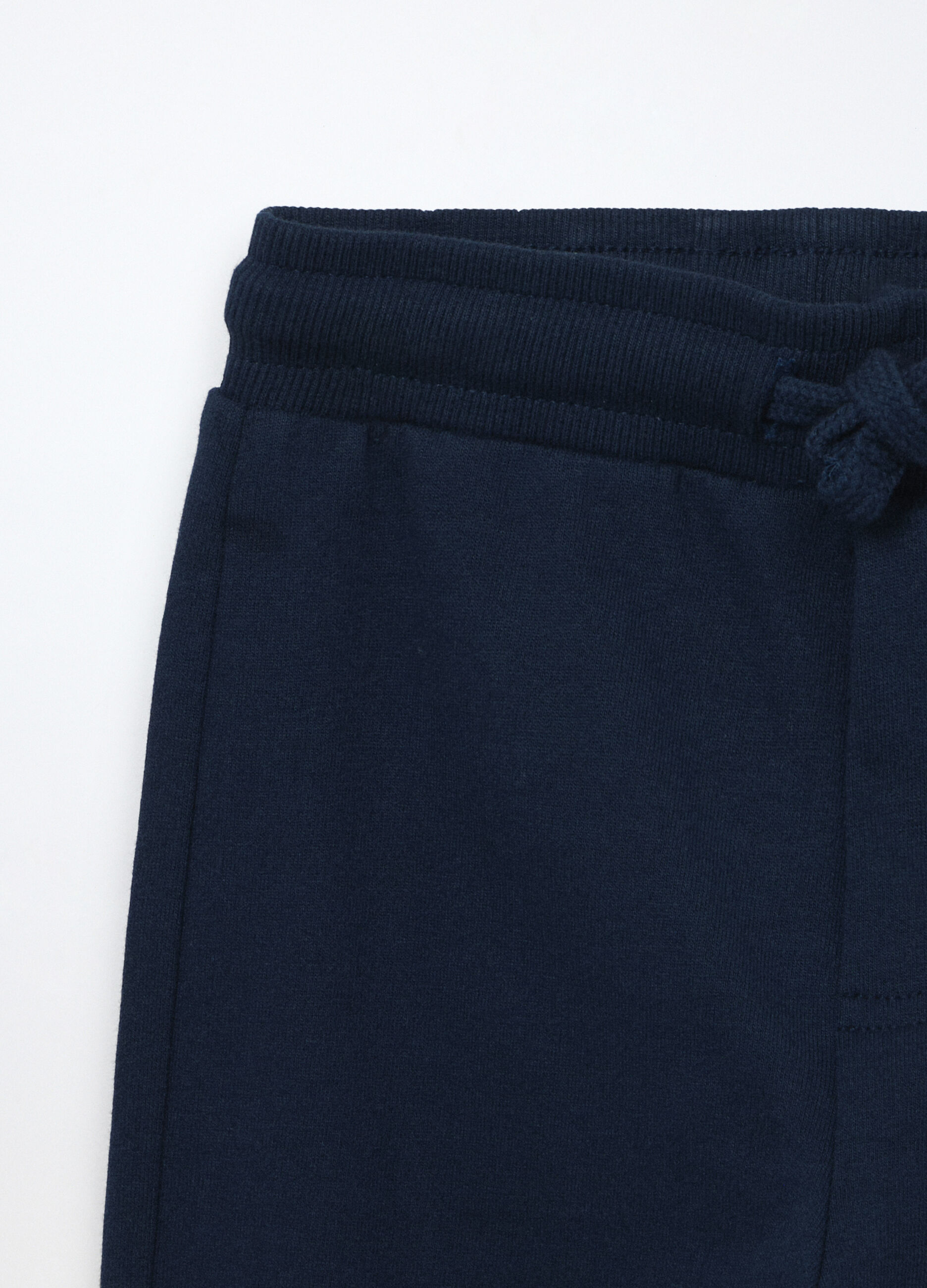 Jogging set in french terry di puro cotone neonato_3