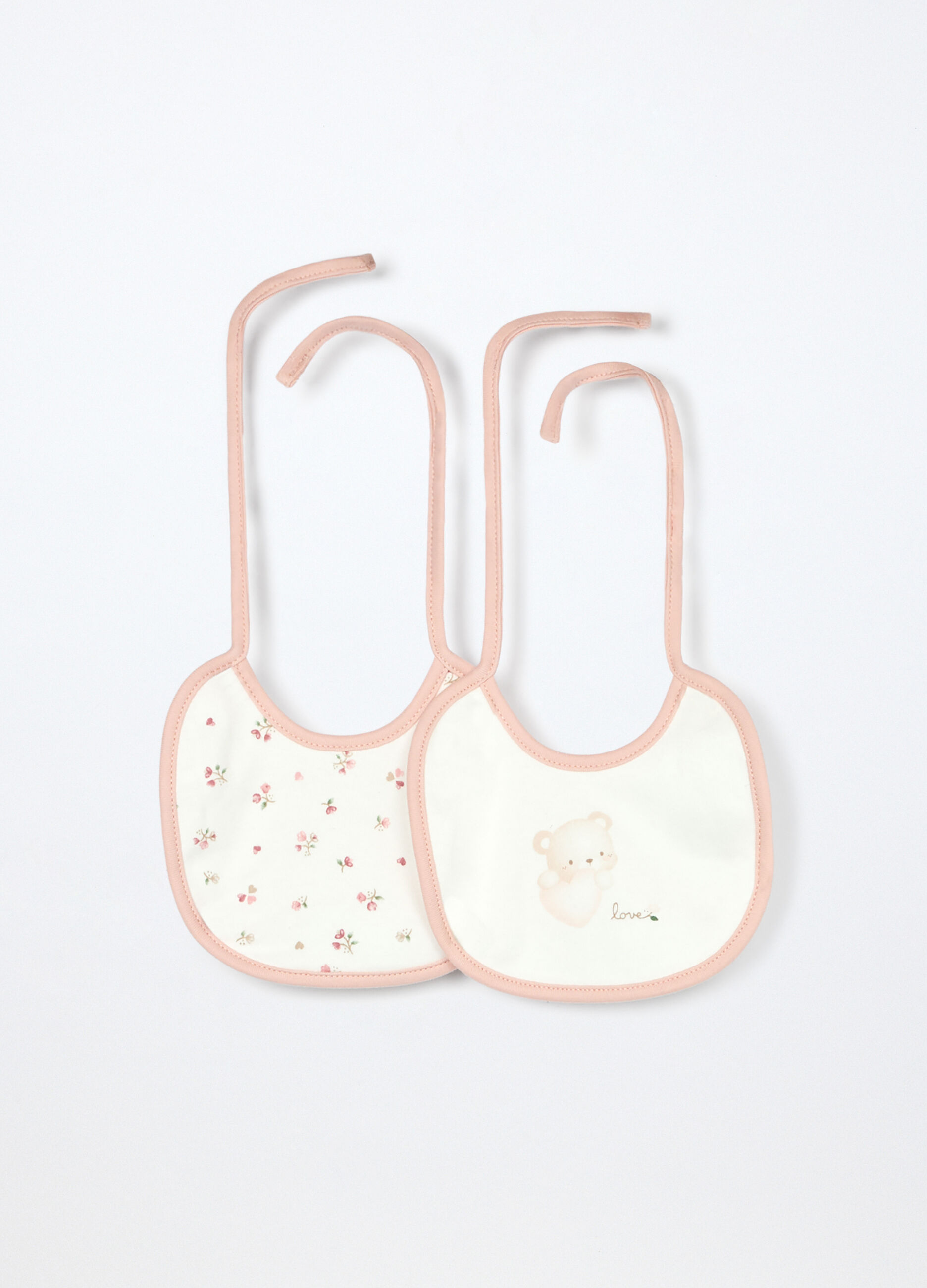 Pack 2 bavaglini in interlock di puro cotone_0