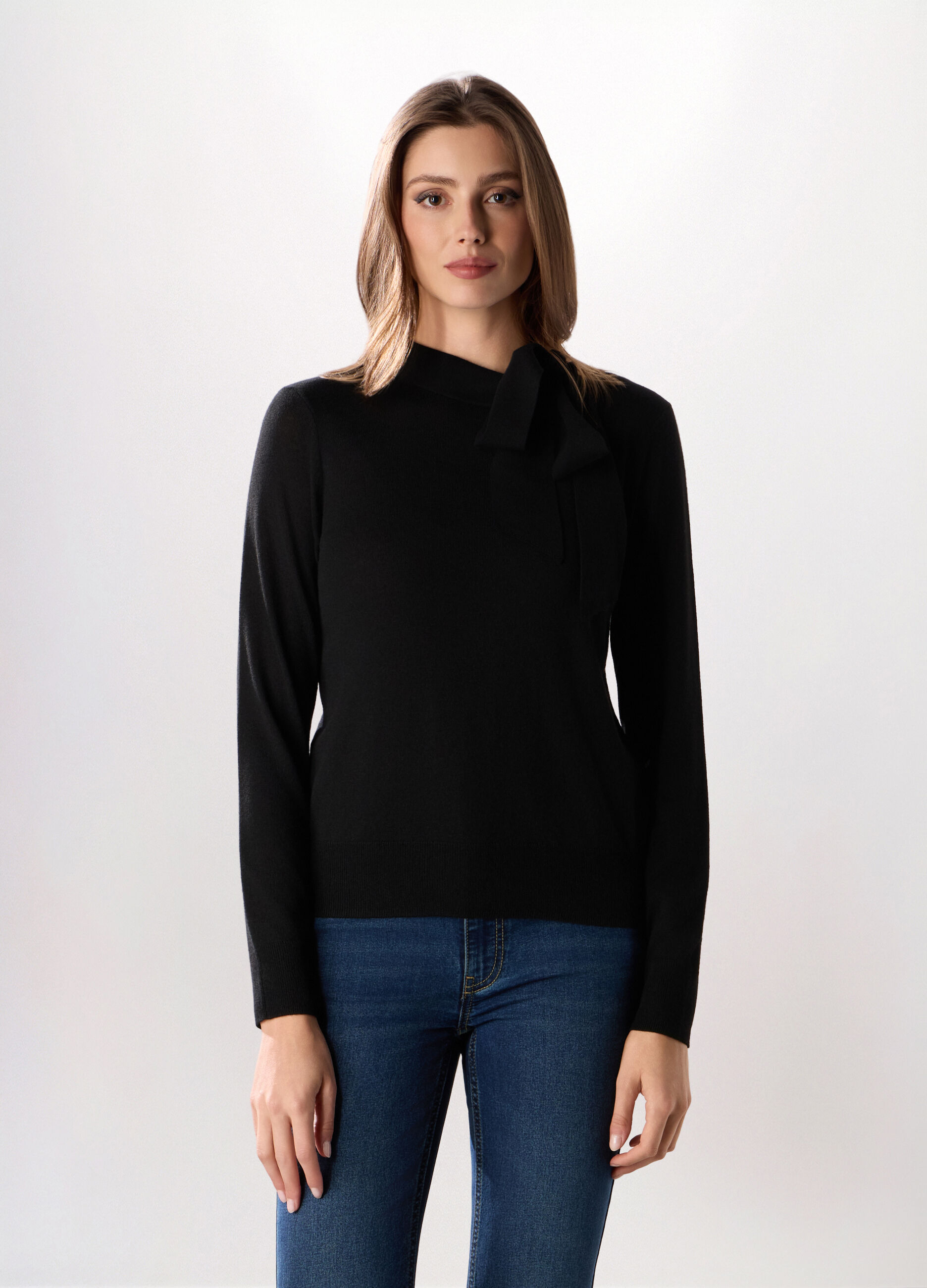 Pullover misto cashmere donna_0