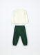 Jogging set in puro cotone fleece neonato_1
