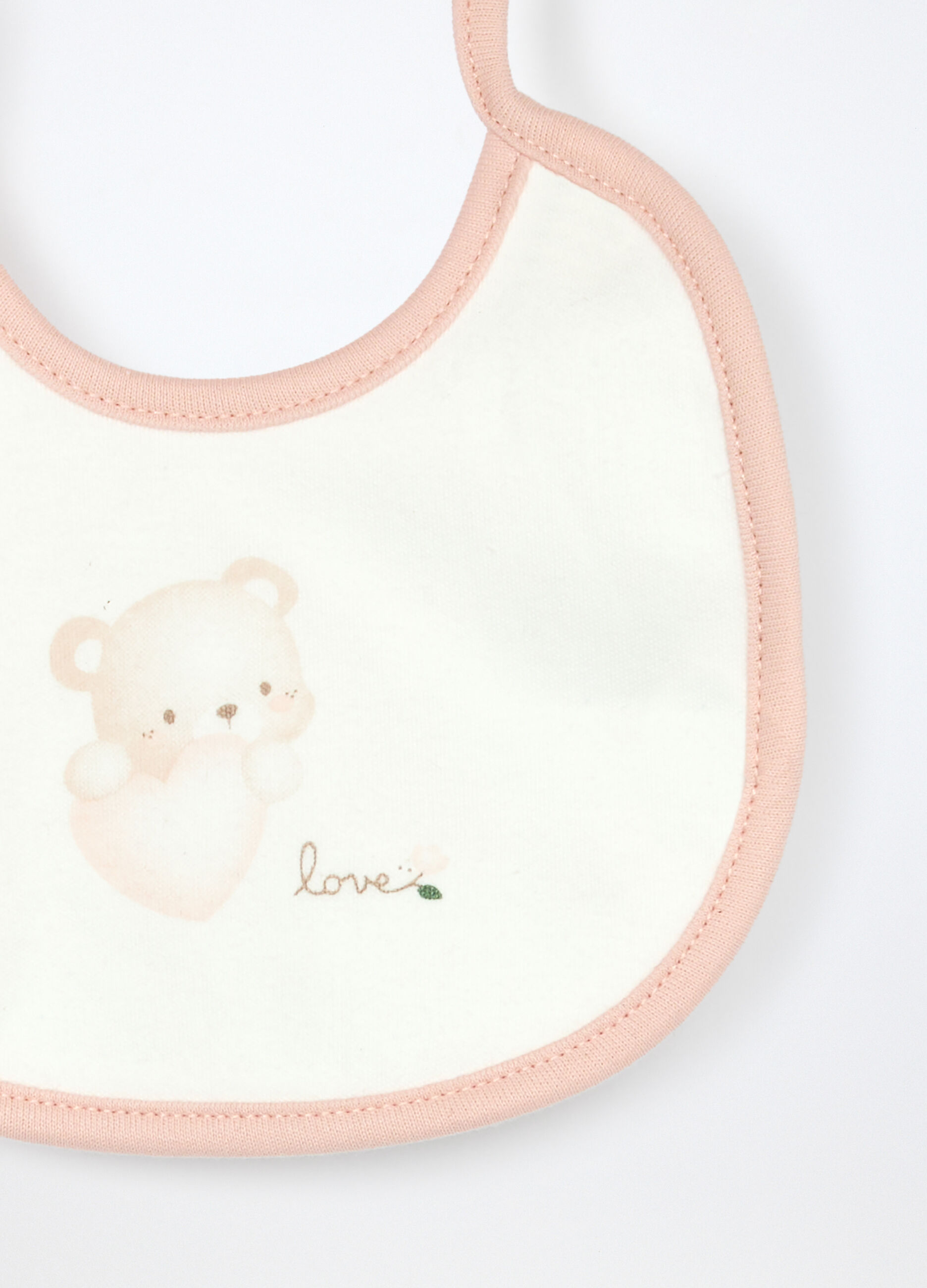 Pack 2 bavaglini in interlock di puro cotone_2