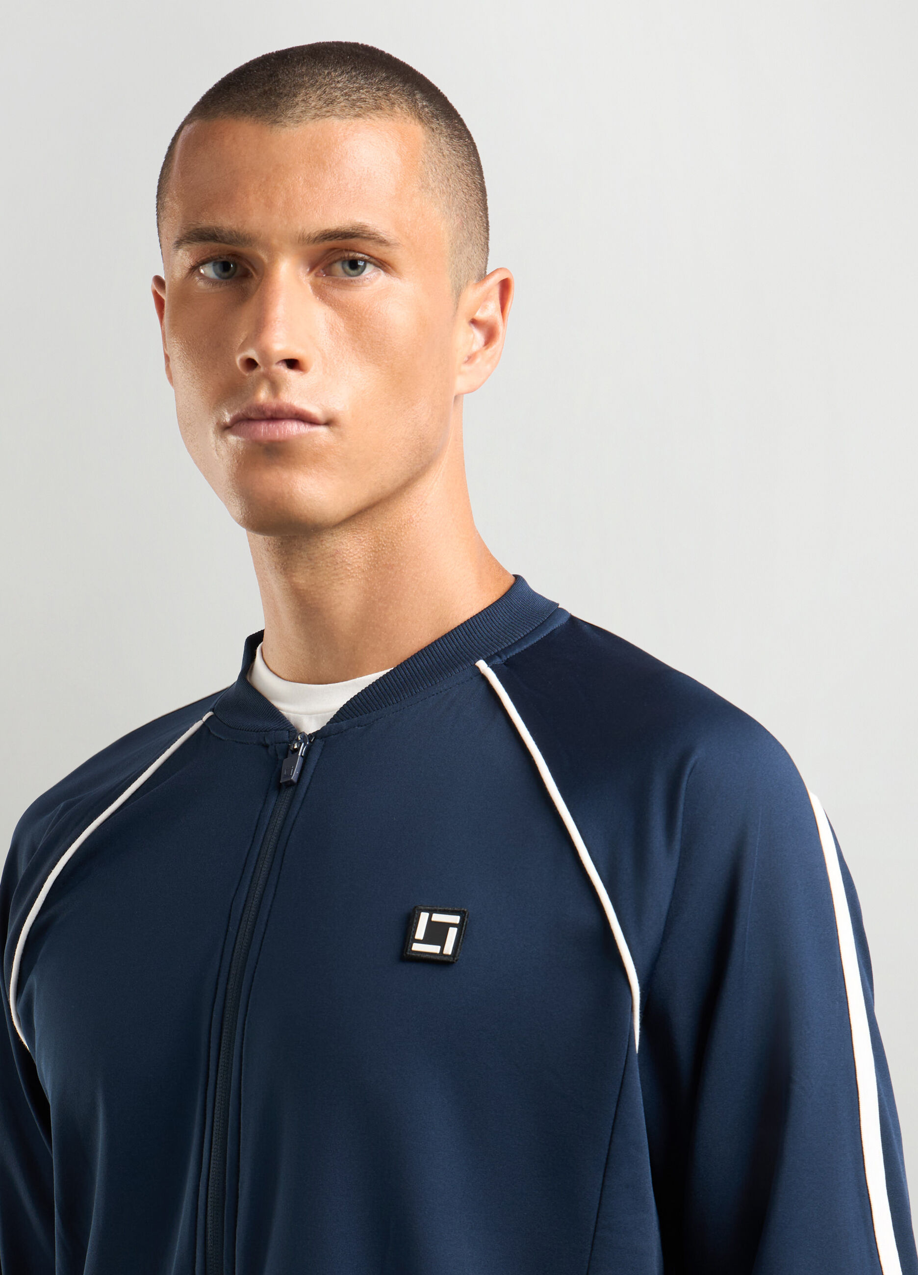 Felpa fitness full zip uomo_2