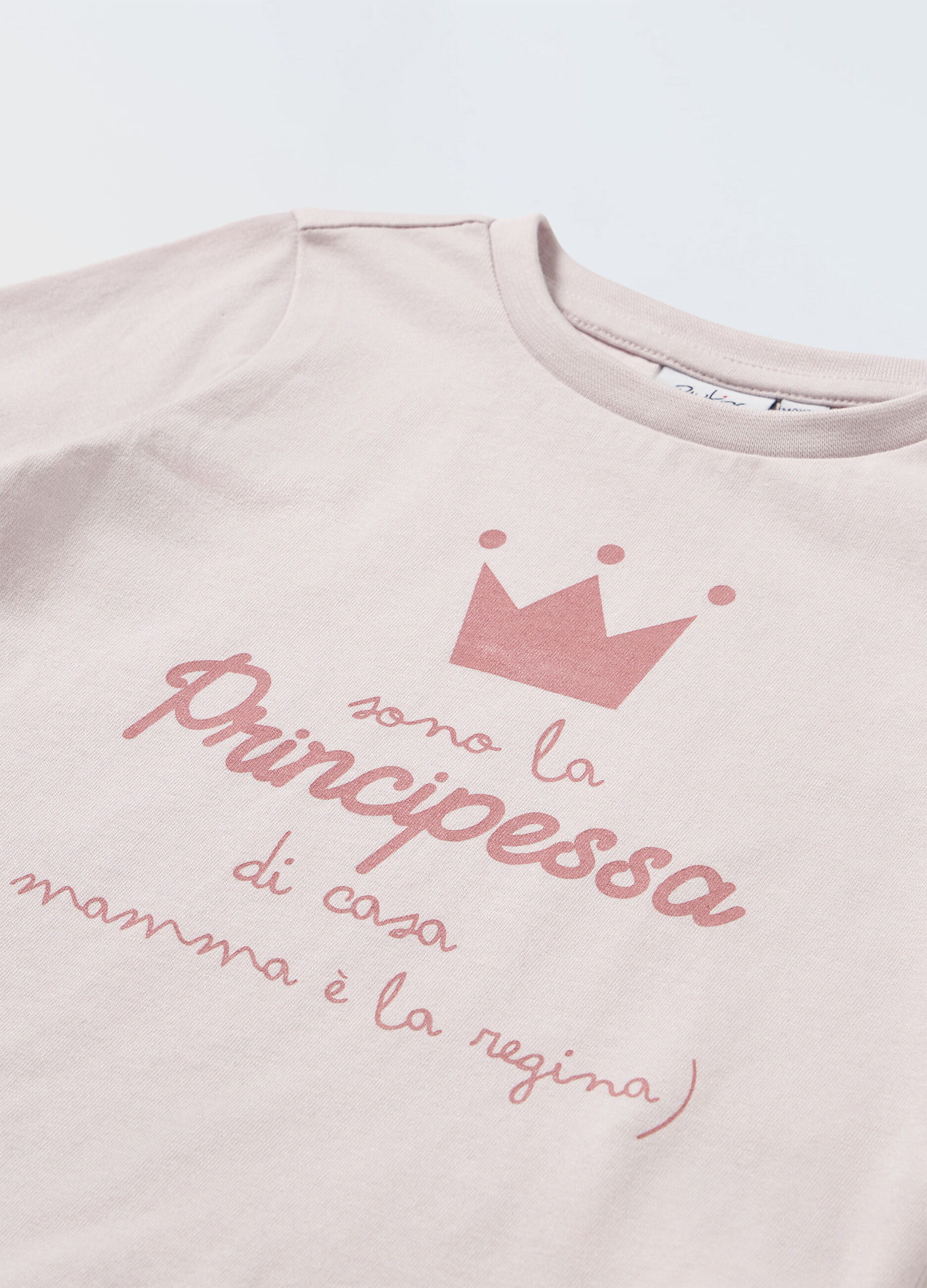 T-shirt a maniche lunghe in puro cotone neonata_1