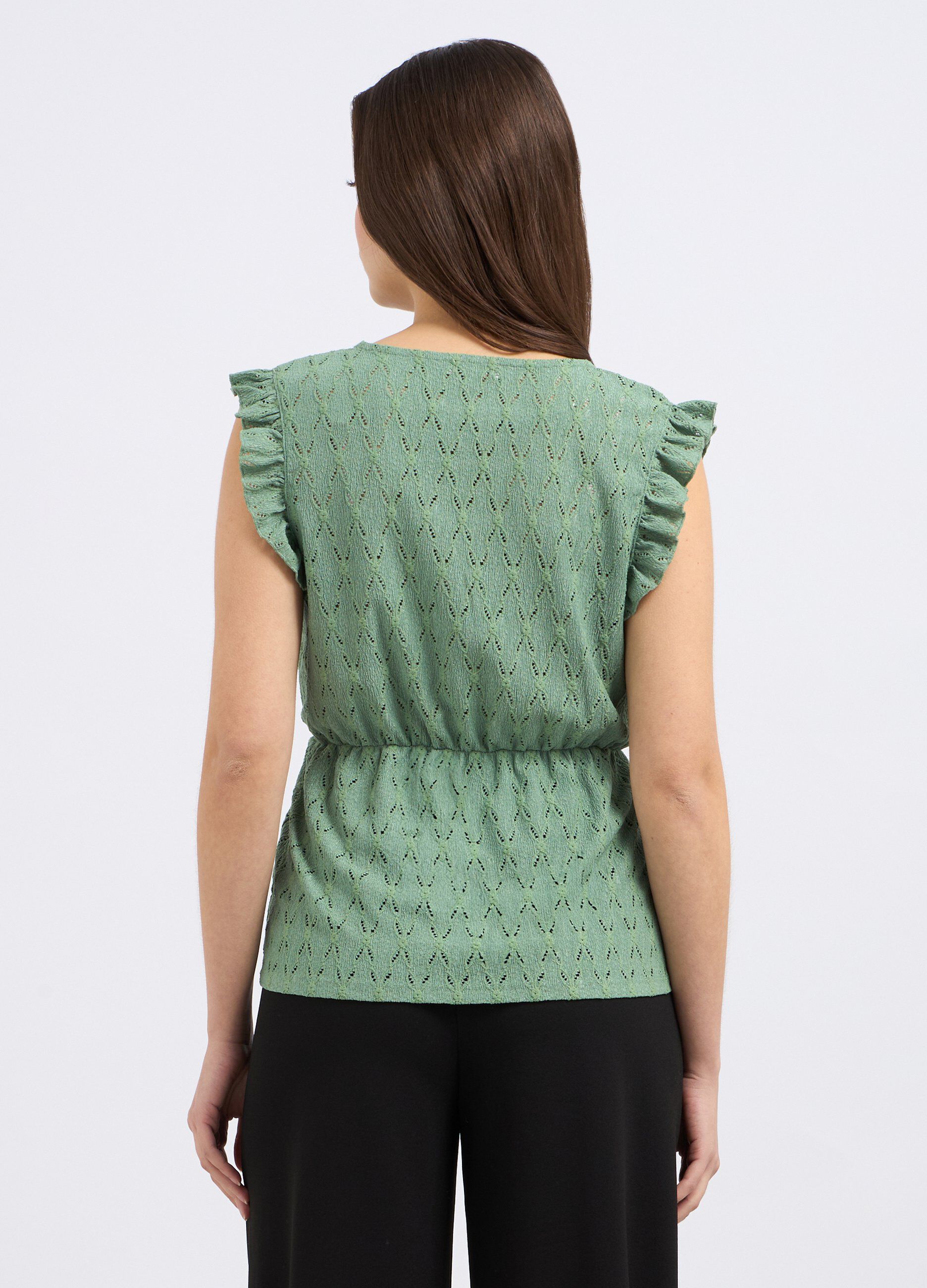 Blusa con rouches donna_1