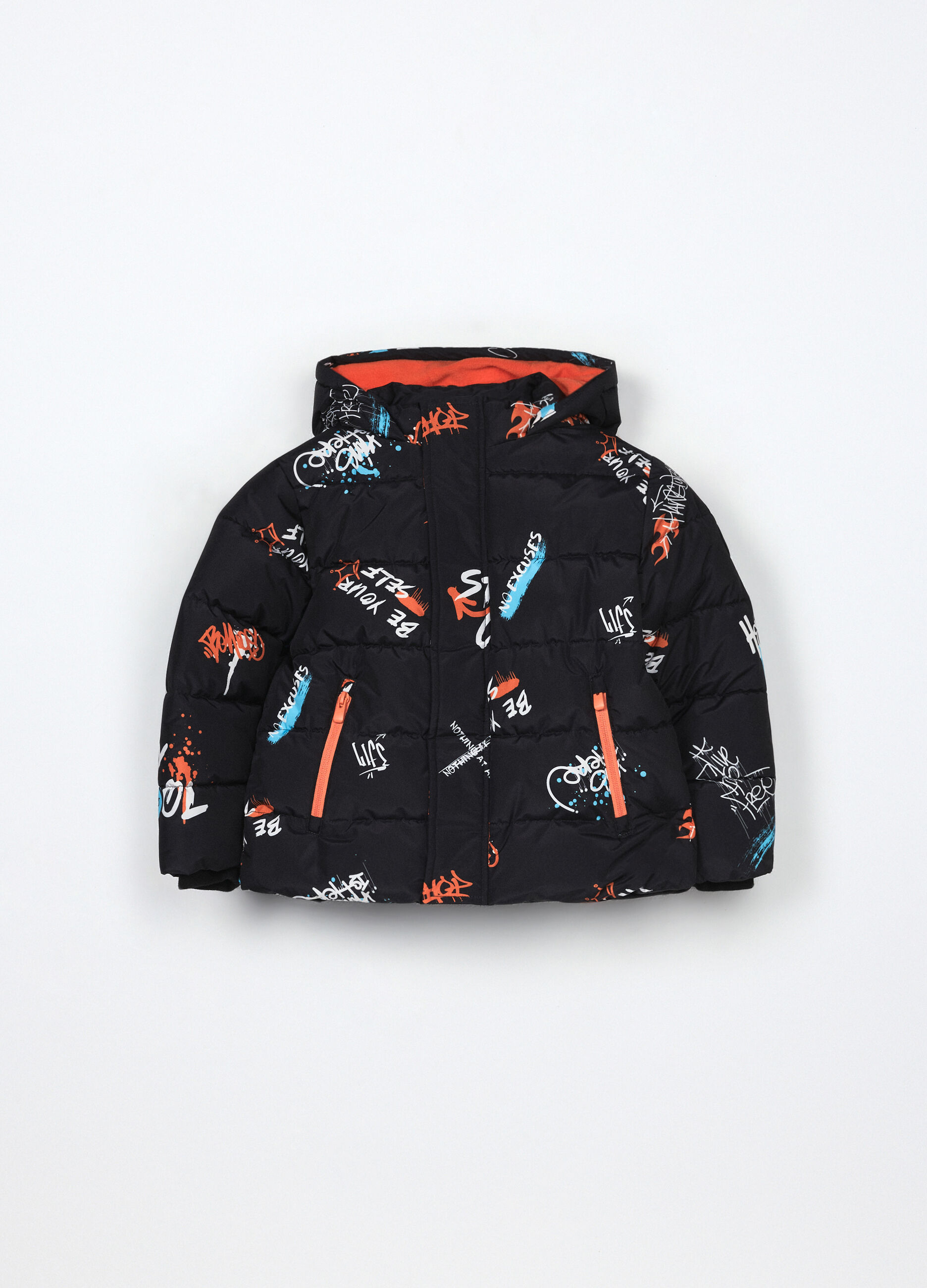 Giubbino imbottito con cappuccio bambino_0