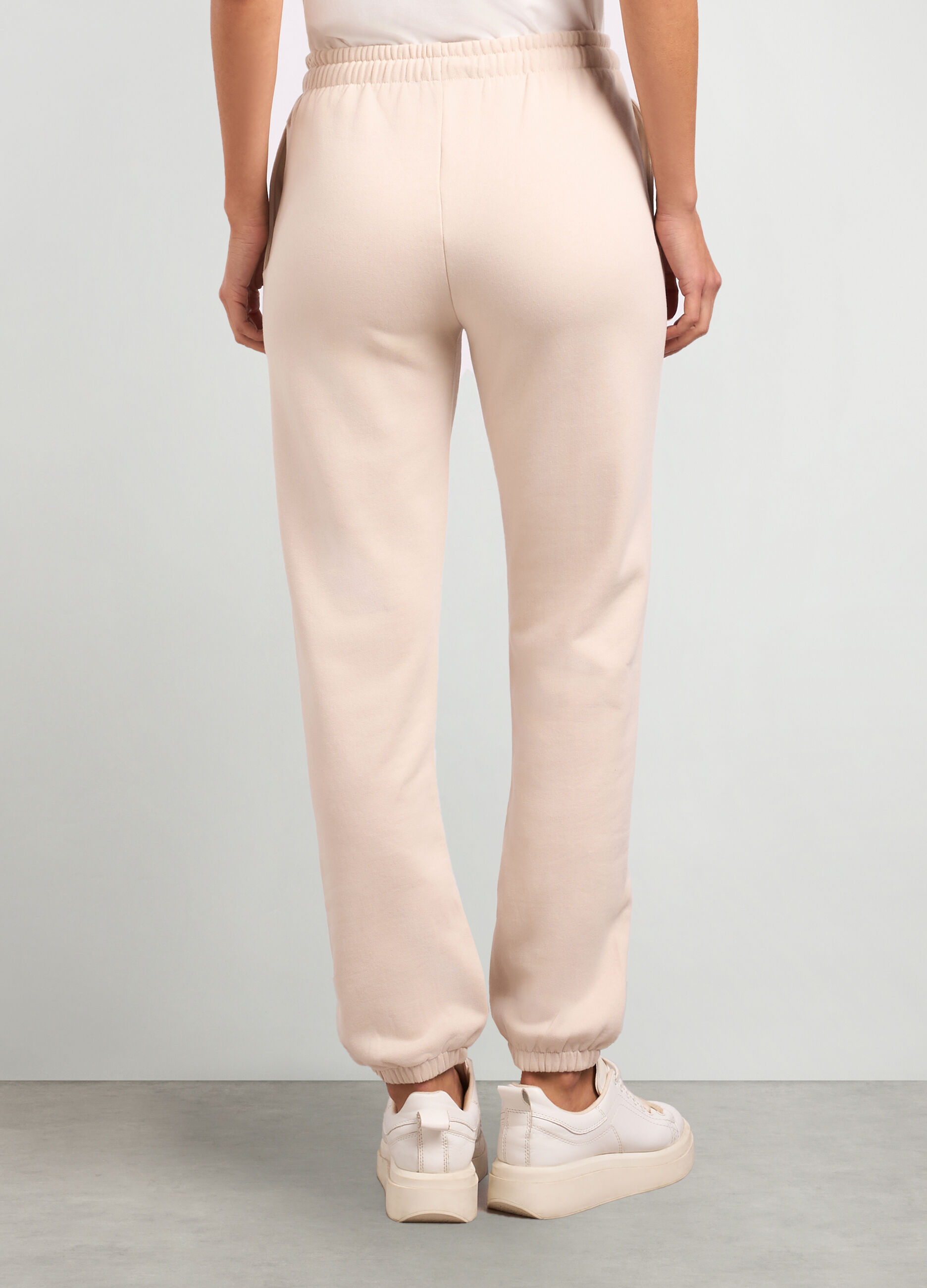 Joggers in felpa di puro cotone donna_1