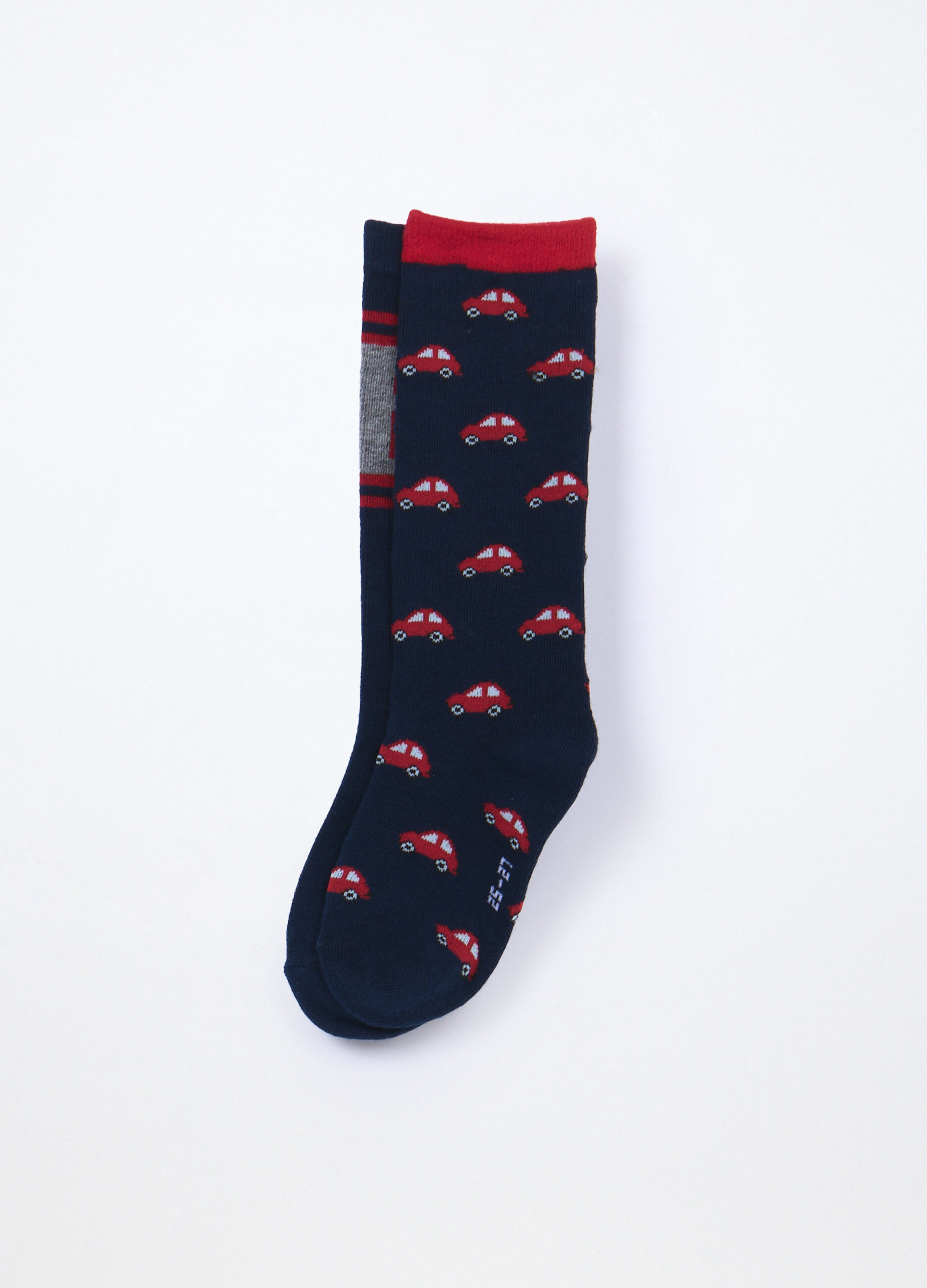 Pack 2 calze lunghe misto cotone bambino_0