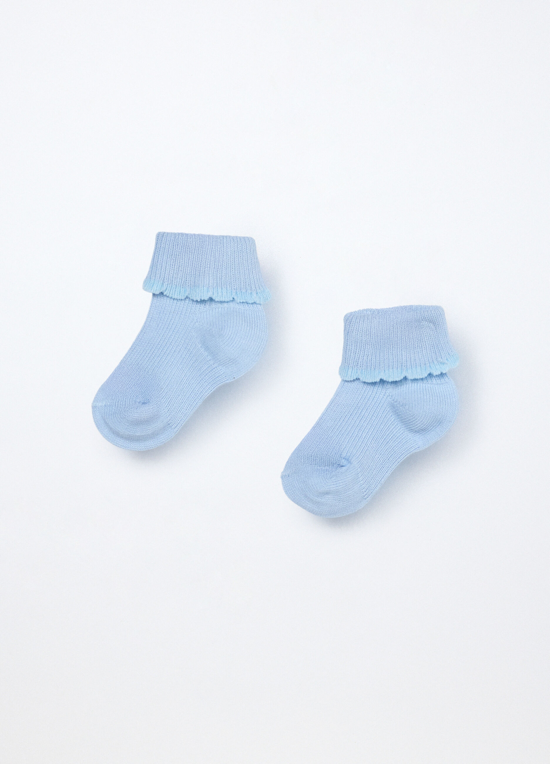 Pack 2 calze misto cotone Made in Italy neonato _1